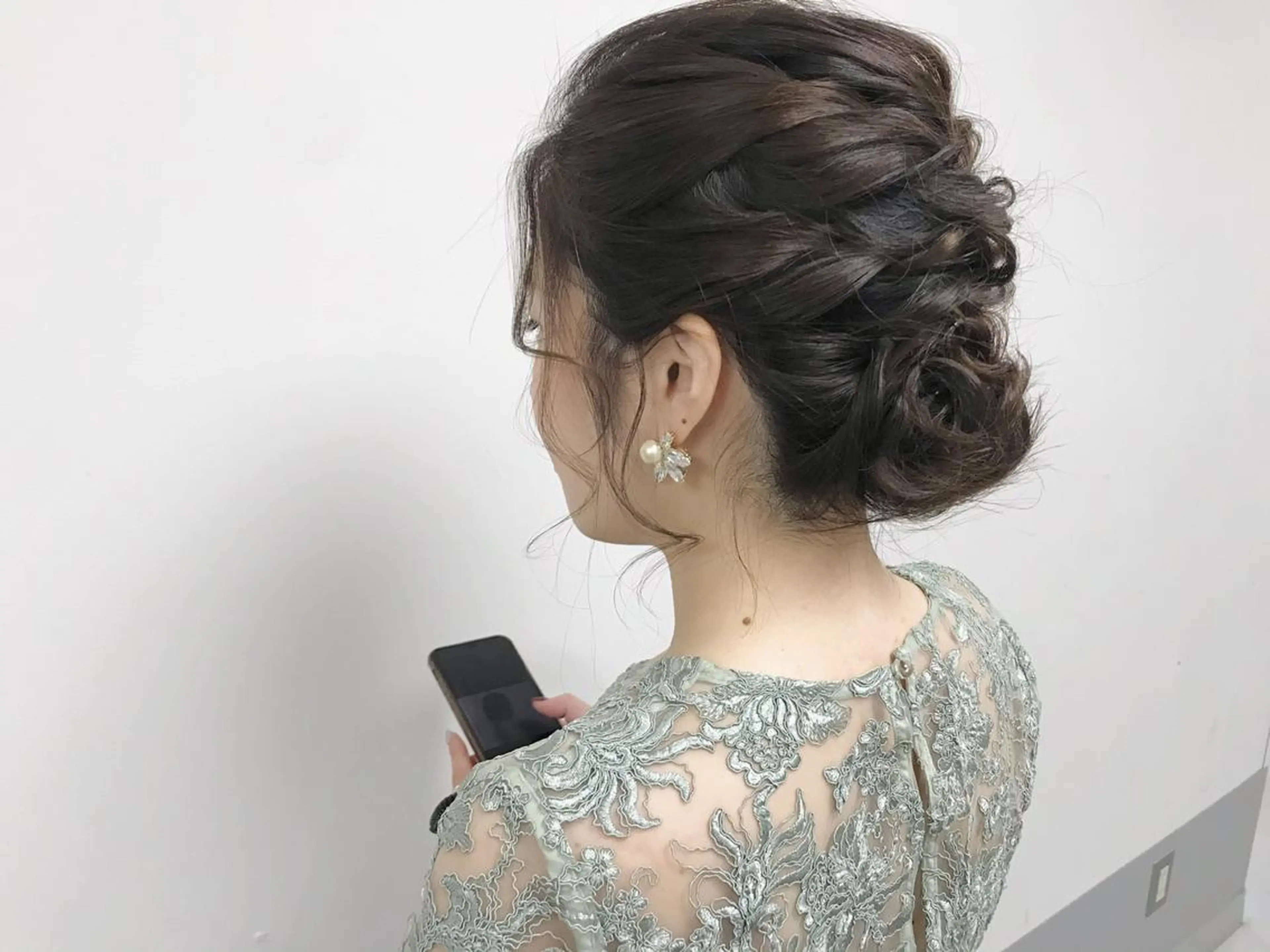 セミロング ヘアアレンジ カット ヘアカラー トリートメント MAIKO 【中崎・茶屋町】のヘアスタイル