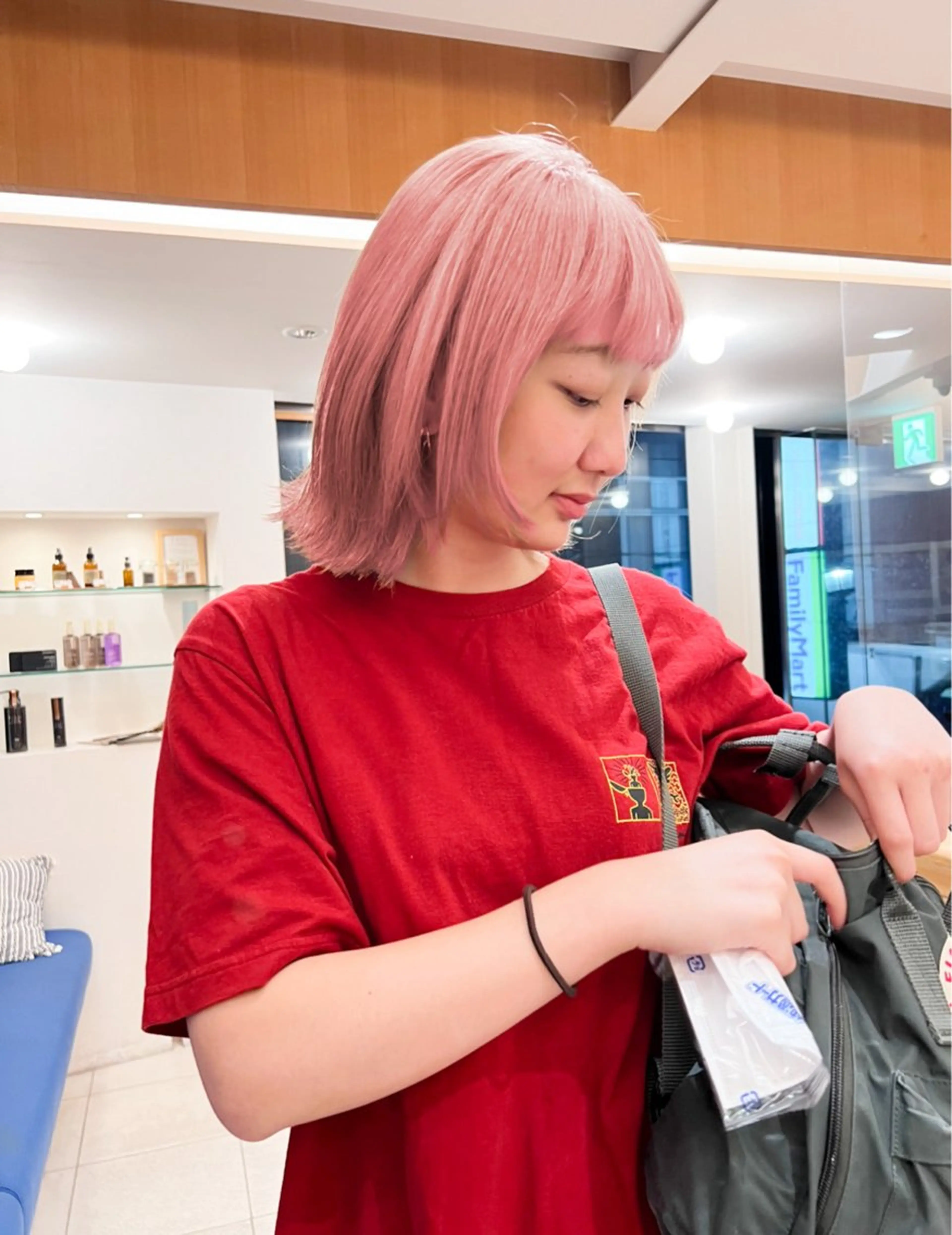 ミディアム カラー 似合わせカット🫧 /パーマRINAのヘアスタイル