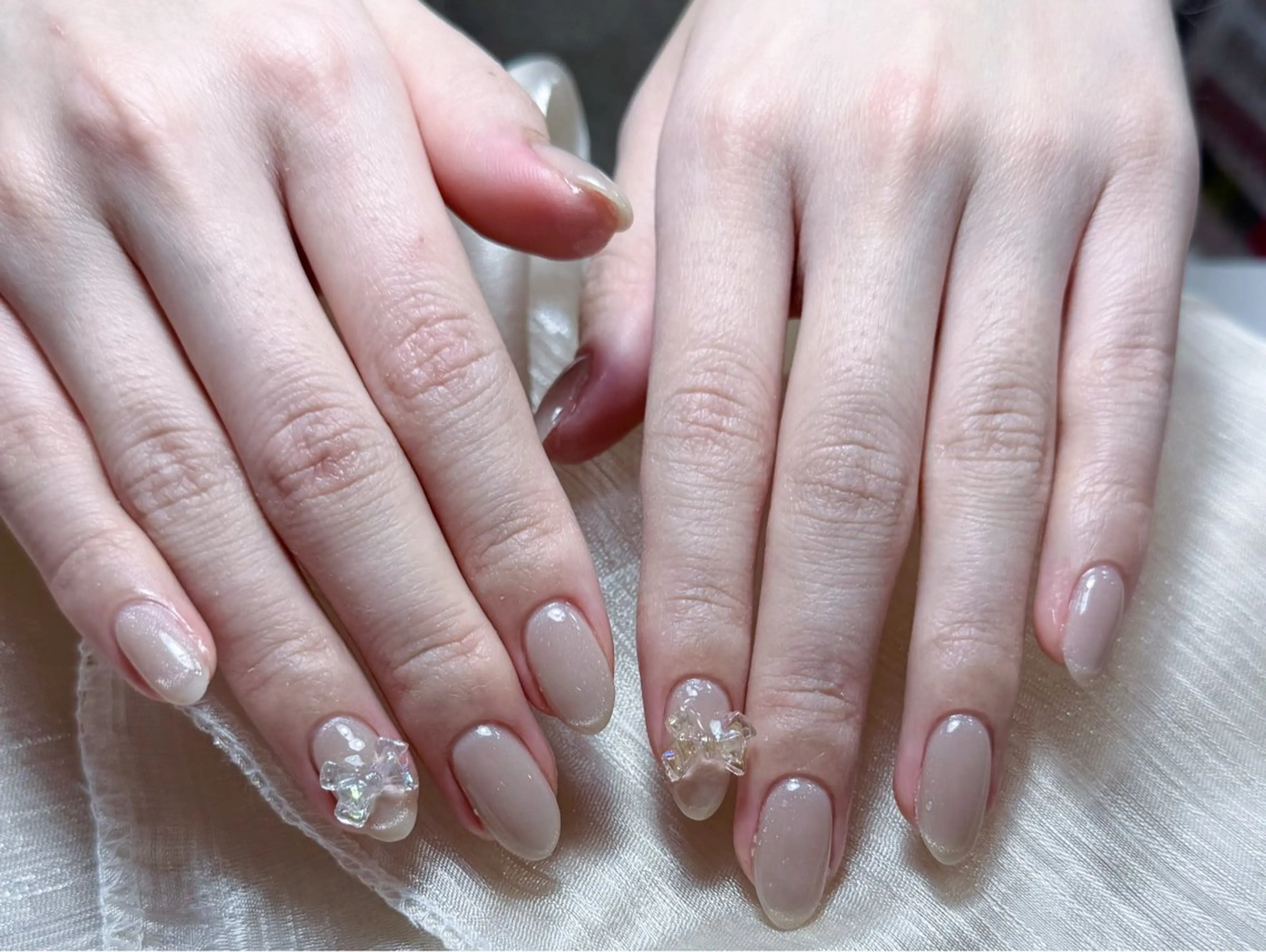 ネイル アートネイル フットネイル ジェルネイル ニュアンスネイル パラジェル ハンドネイル 🎀🎀YooLi Nail Salonのネイルデザイン
