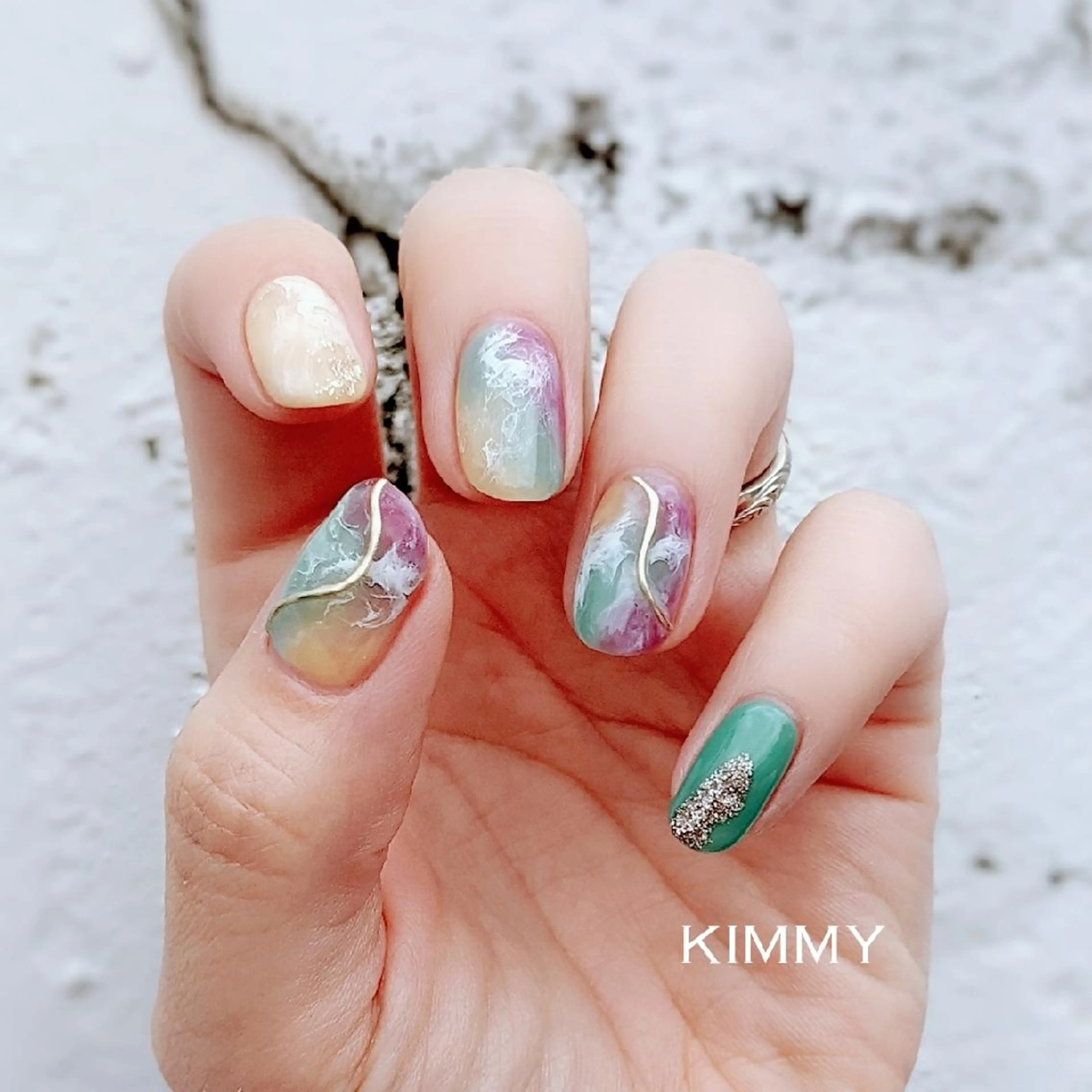 ネイル ハンドネイル kimmy nailsのネイルデザイン