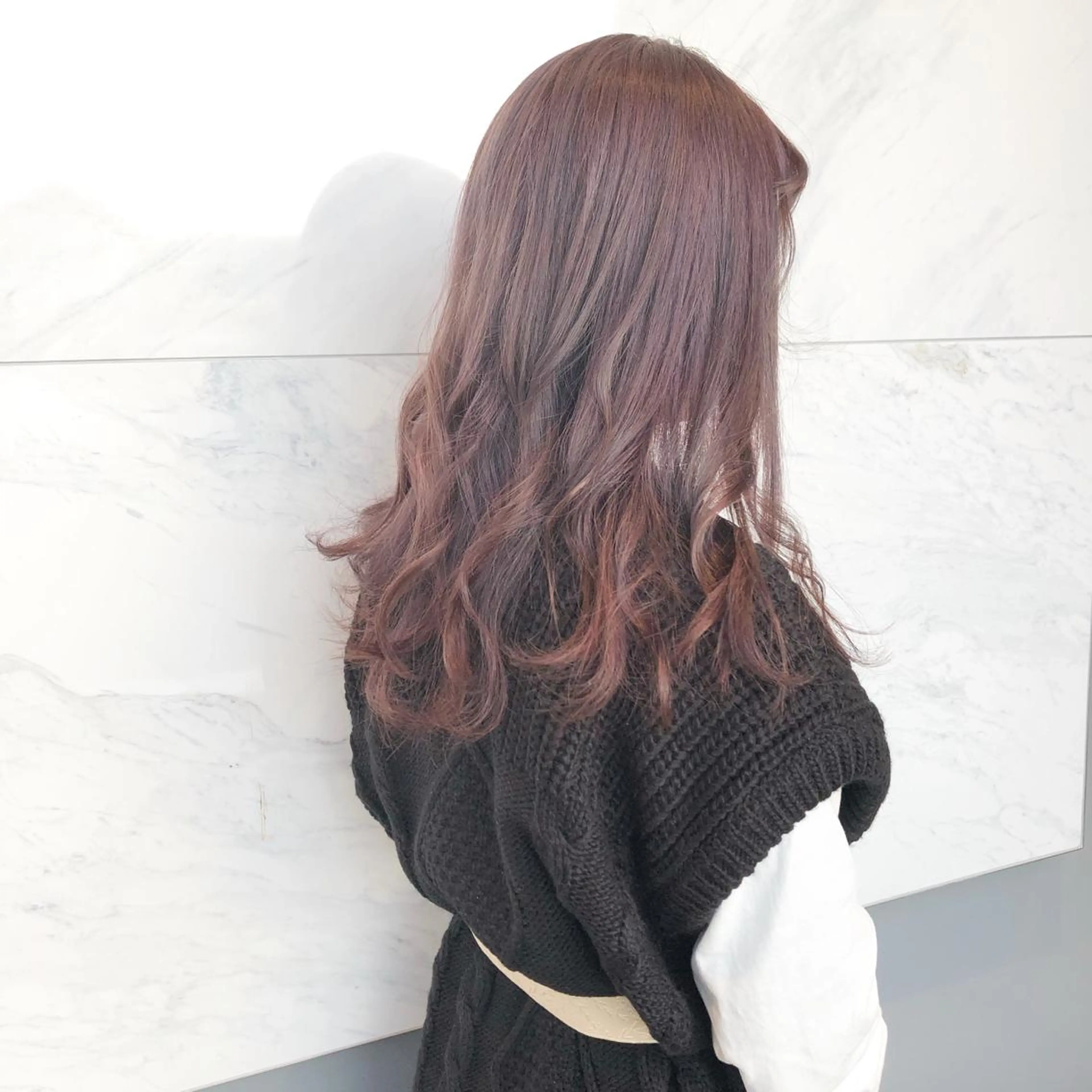 ロング カラー ヘアアレンジ 吉野 優子のマツエク・マツパデザイン