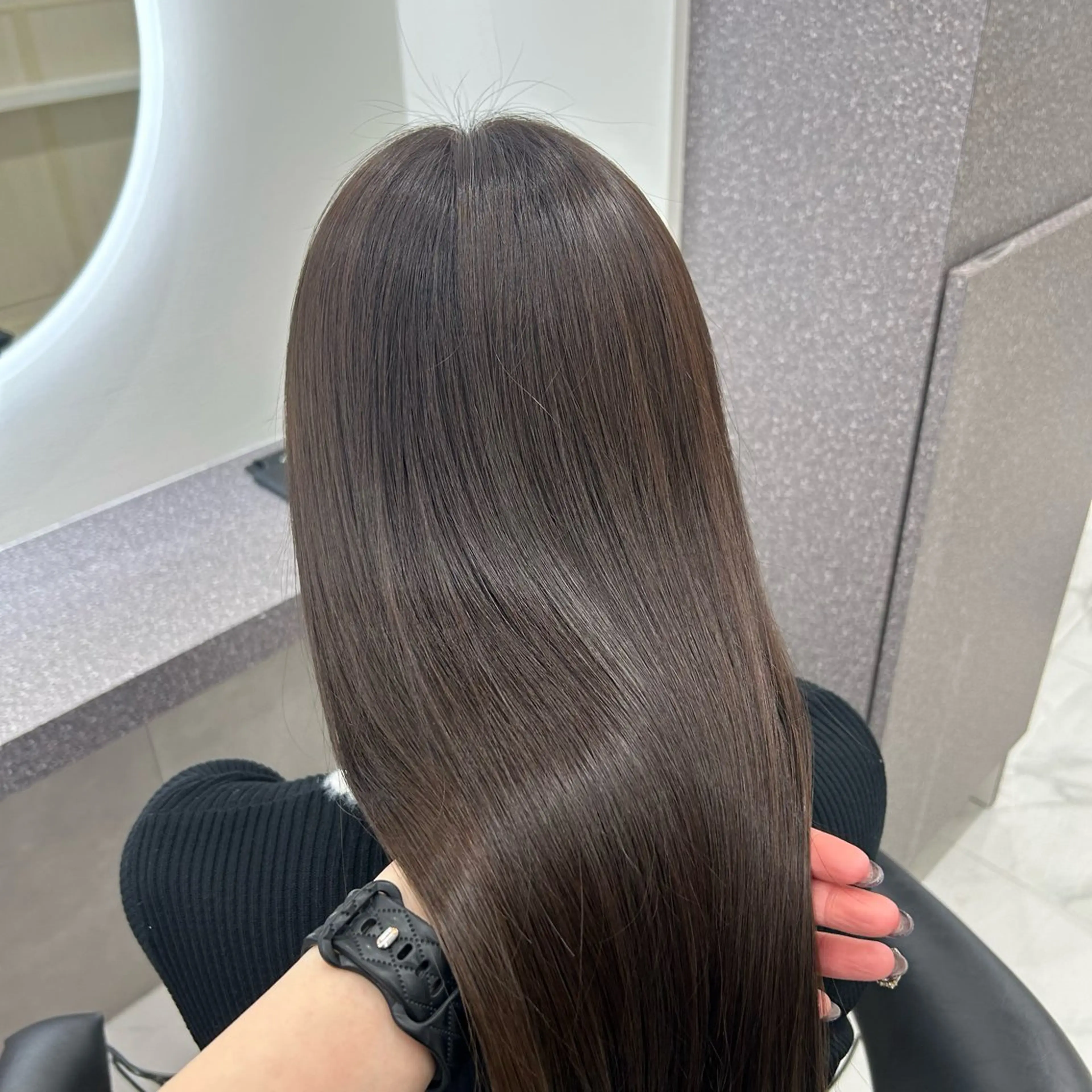 ロング 髪質改善 トリートメント 田中沙樹/韓国ヘア/ 束感まつげ/梅田のマツエク・マツパデザイン