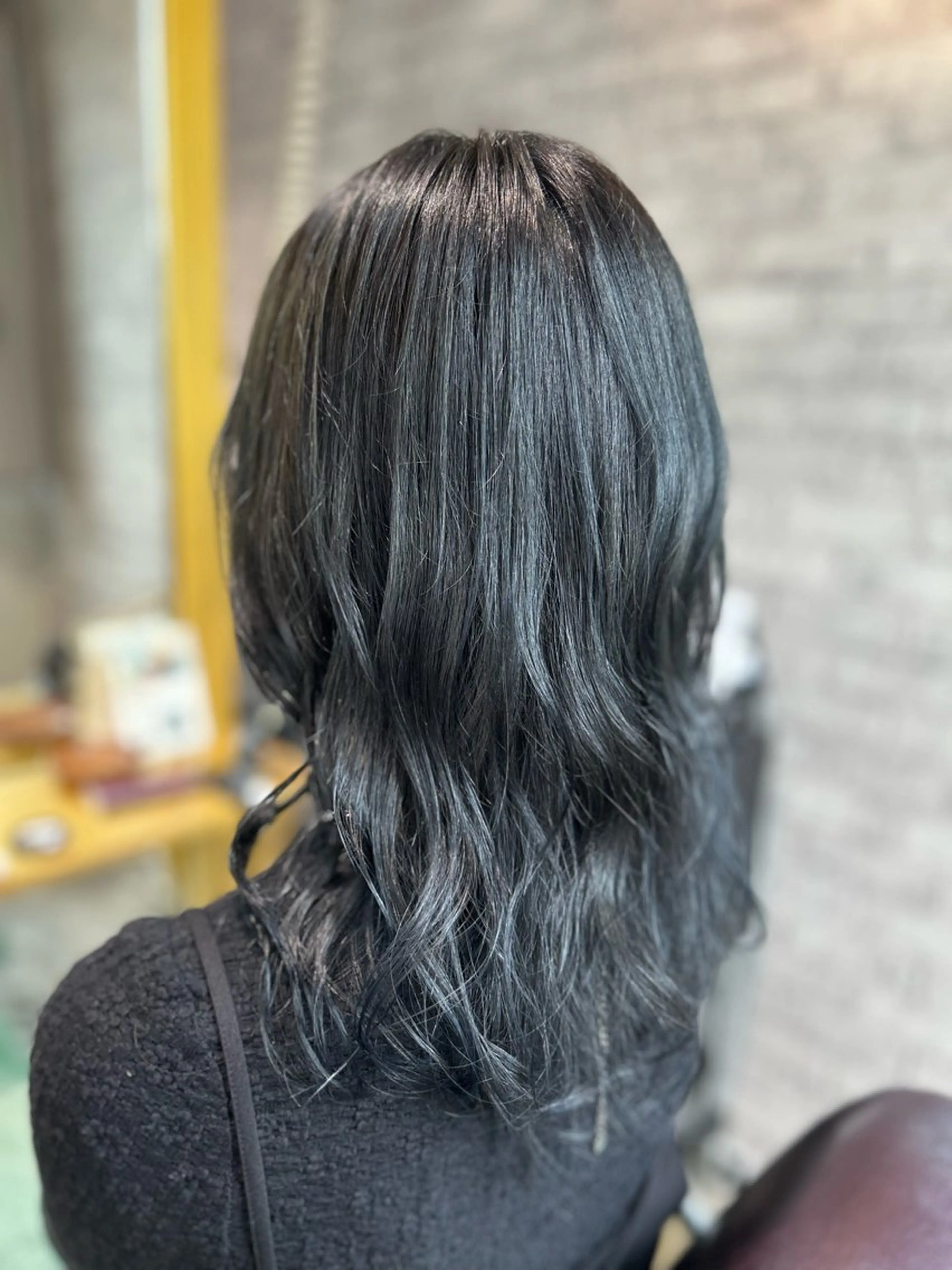 セミロング カラー 縮毛矯正／髪質改善 🌼mizukiのヘアスタイル