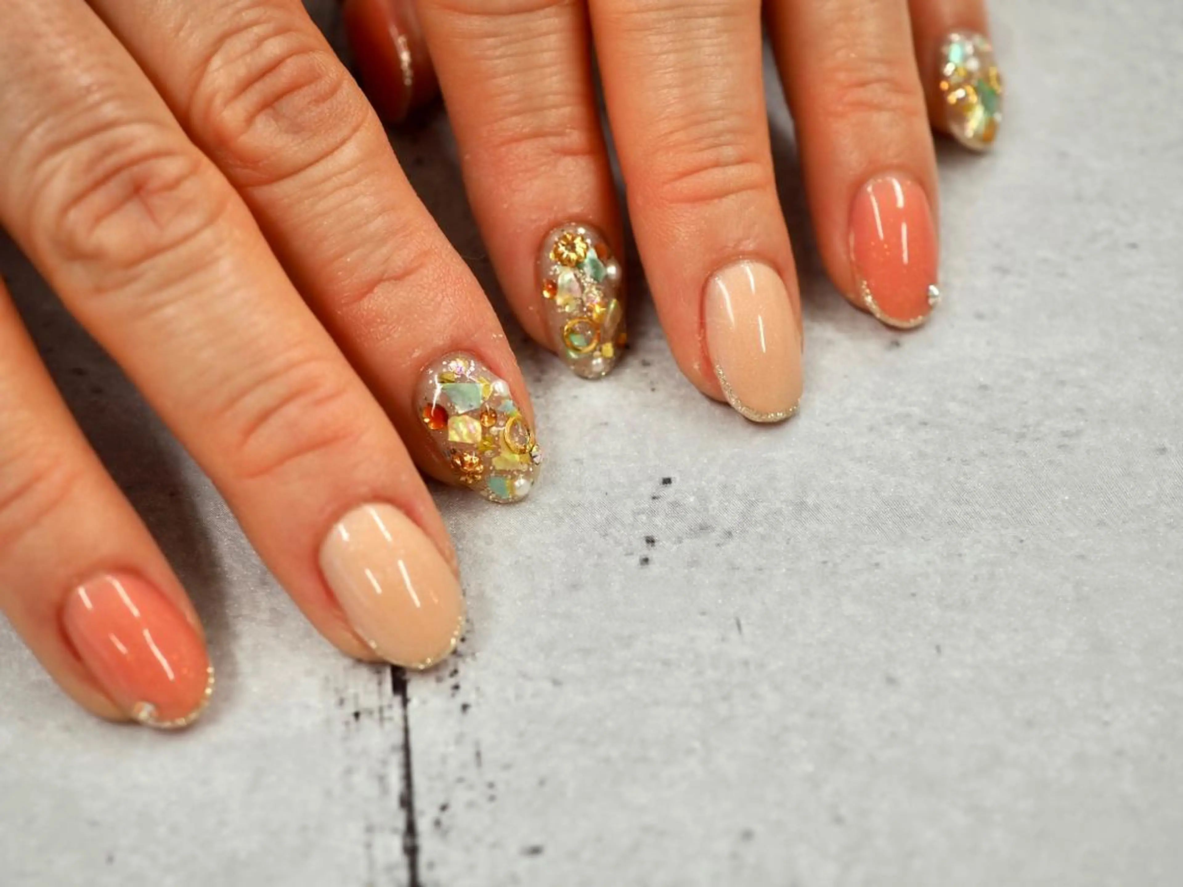 ネイル アートネイル ハンドネイル Glück...所属・kohashi miwaのネイルデザイン