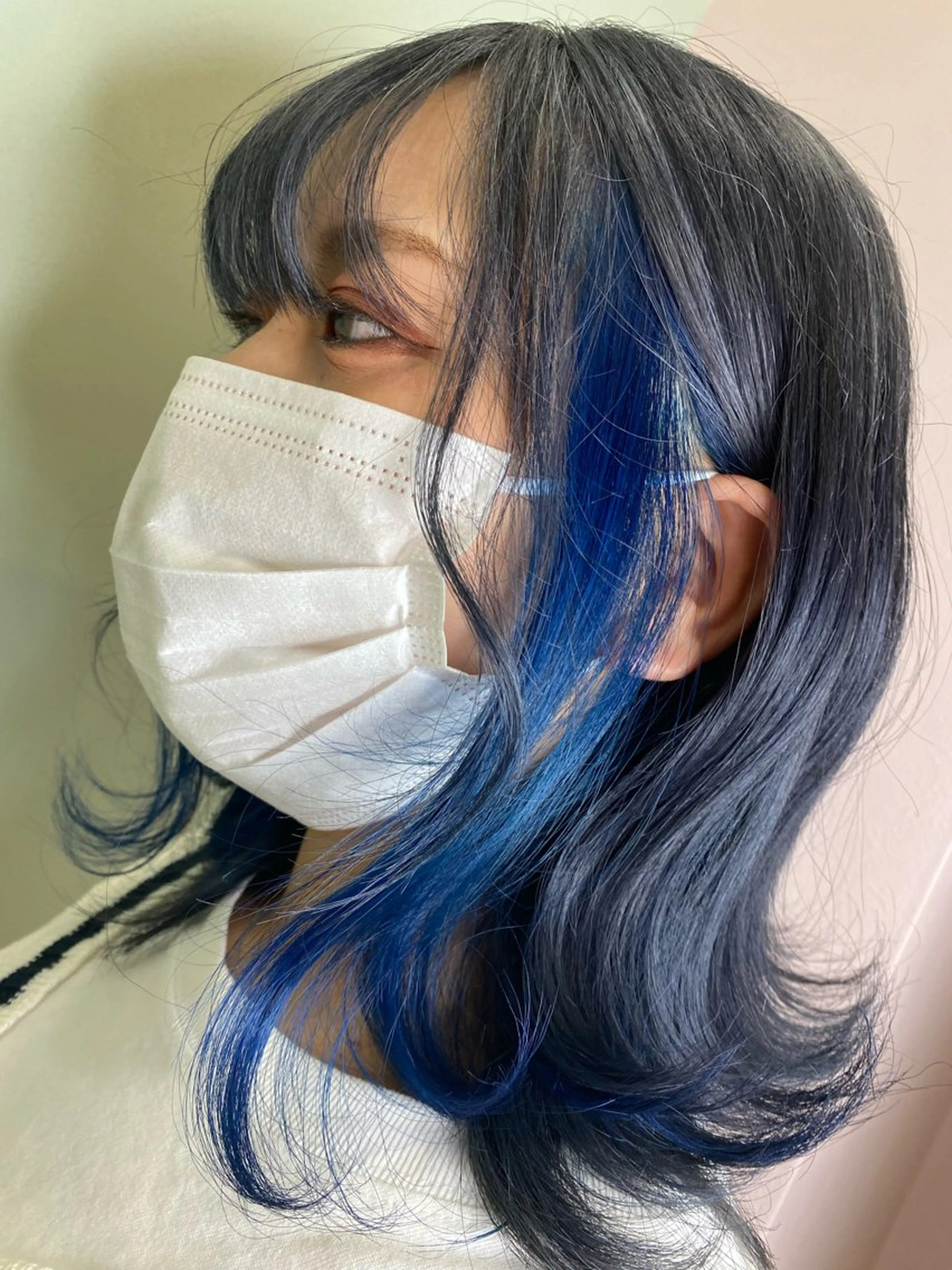 ミディアム カラー ヘアカラー トリートメント 望月 美玲のヘアスタイル