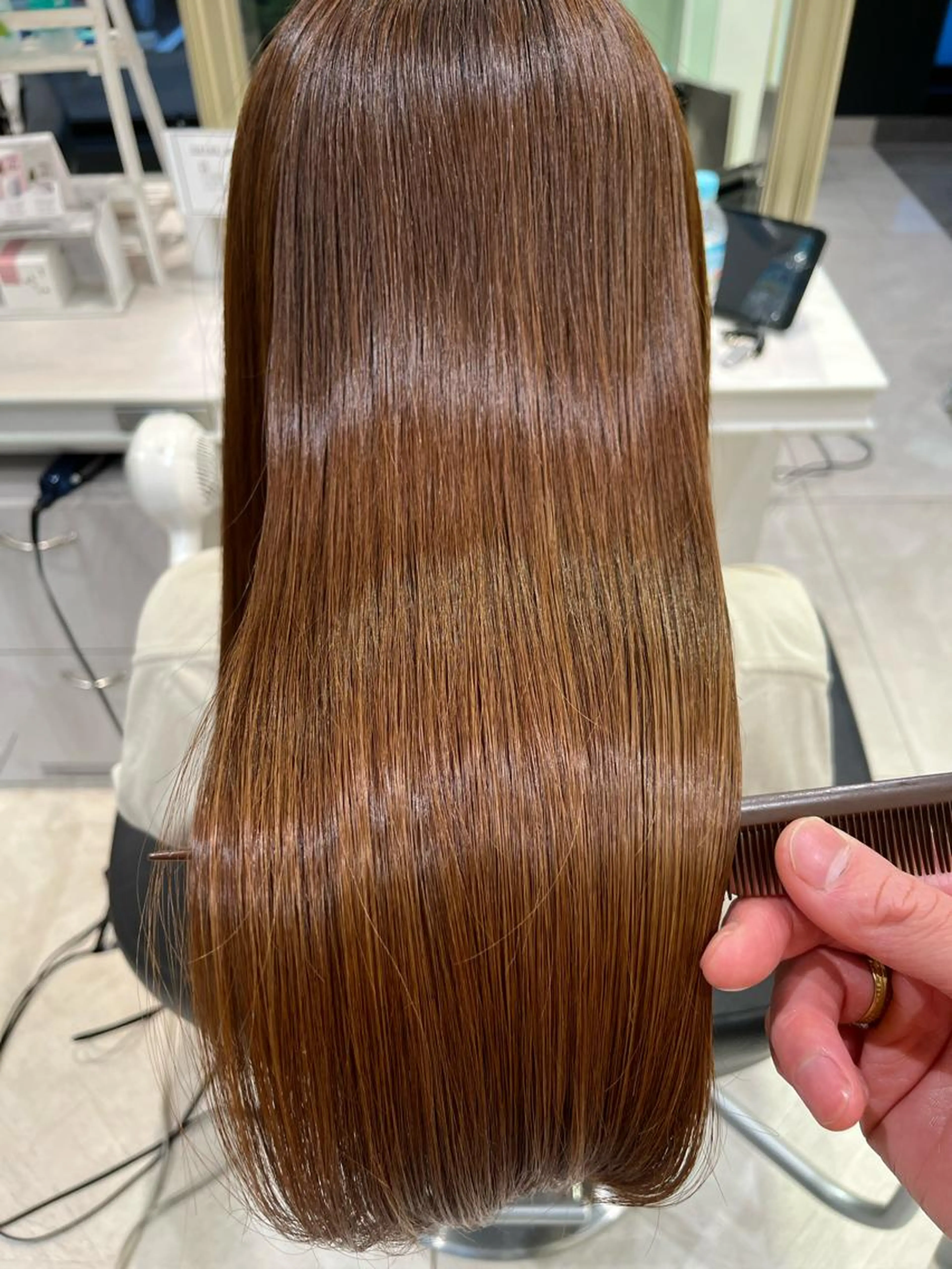 ☆オススメ☆カット+艶髪縮毛矯正✨の写真