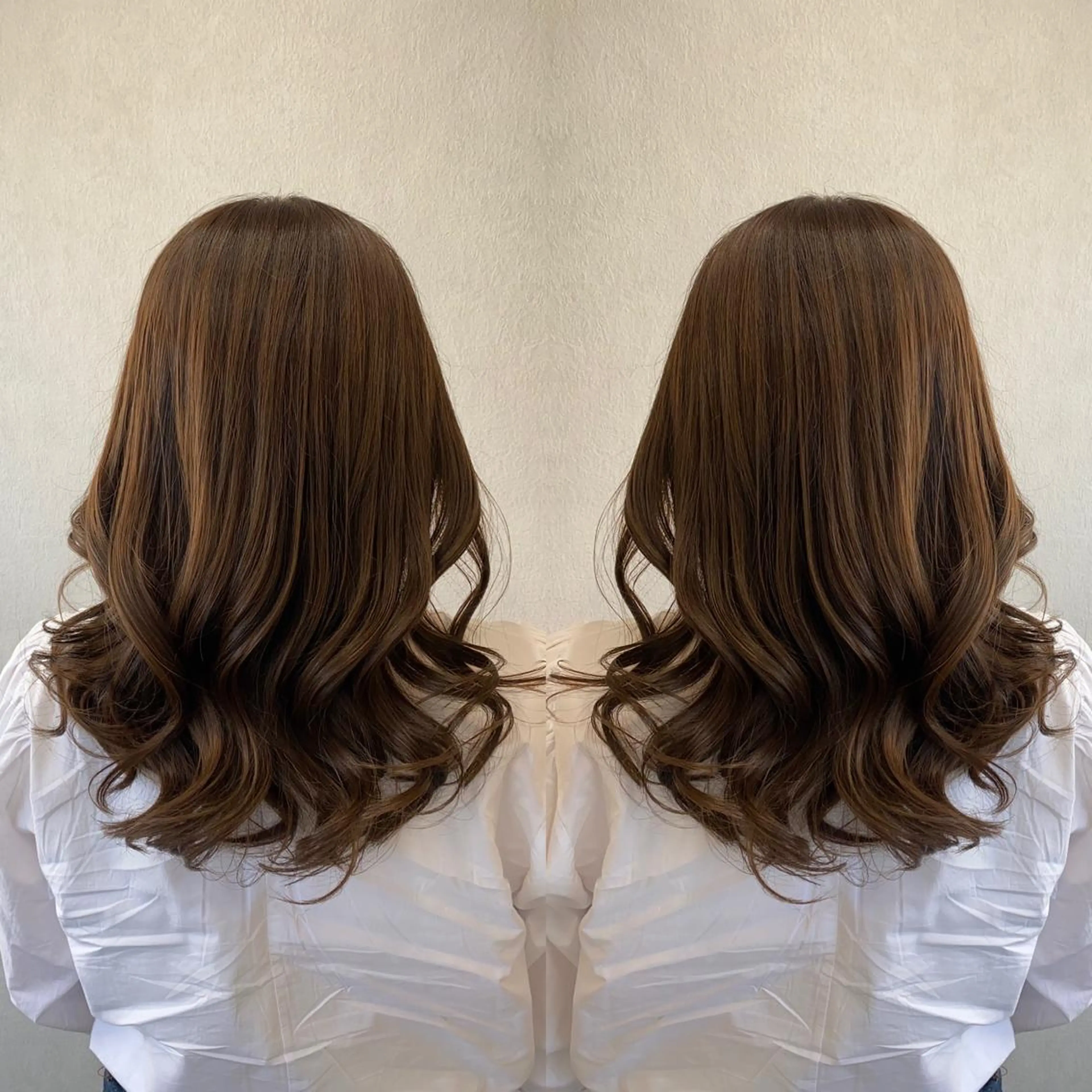 ロング カラー カット トリートメント tocca 💜石田愛結💜のヘアスタイル