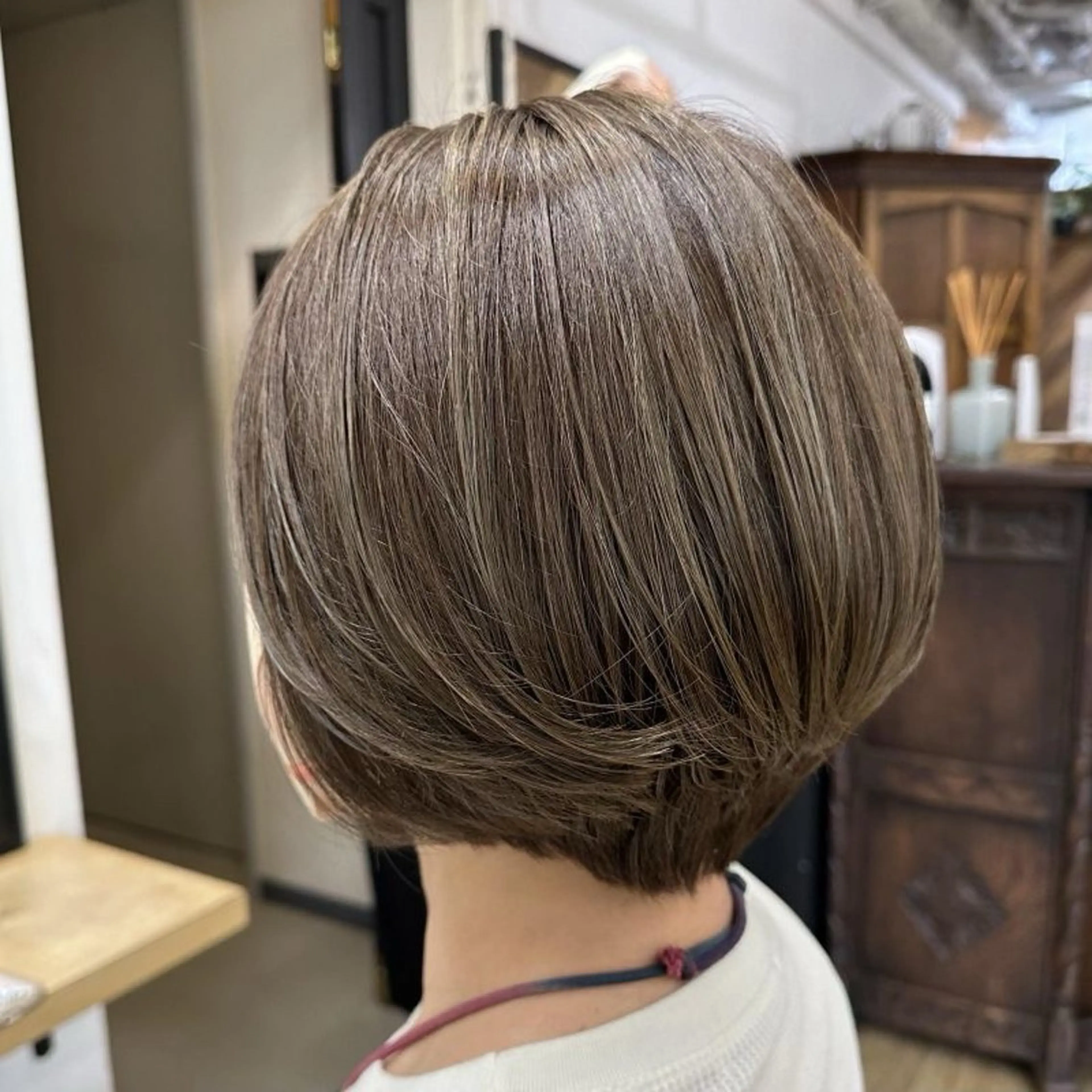 ショート カラー 成瀬メンズ パーマ清水大隼のヘアスタイル