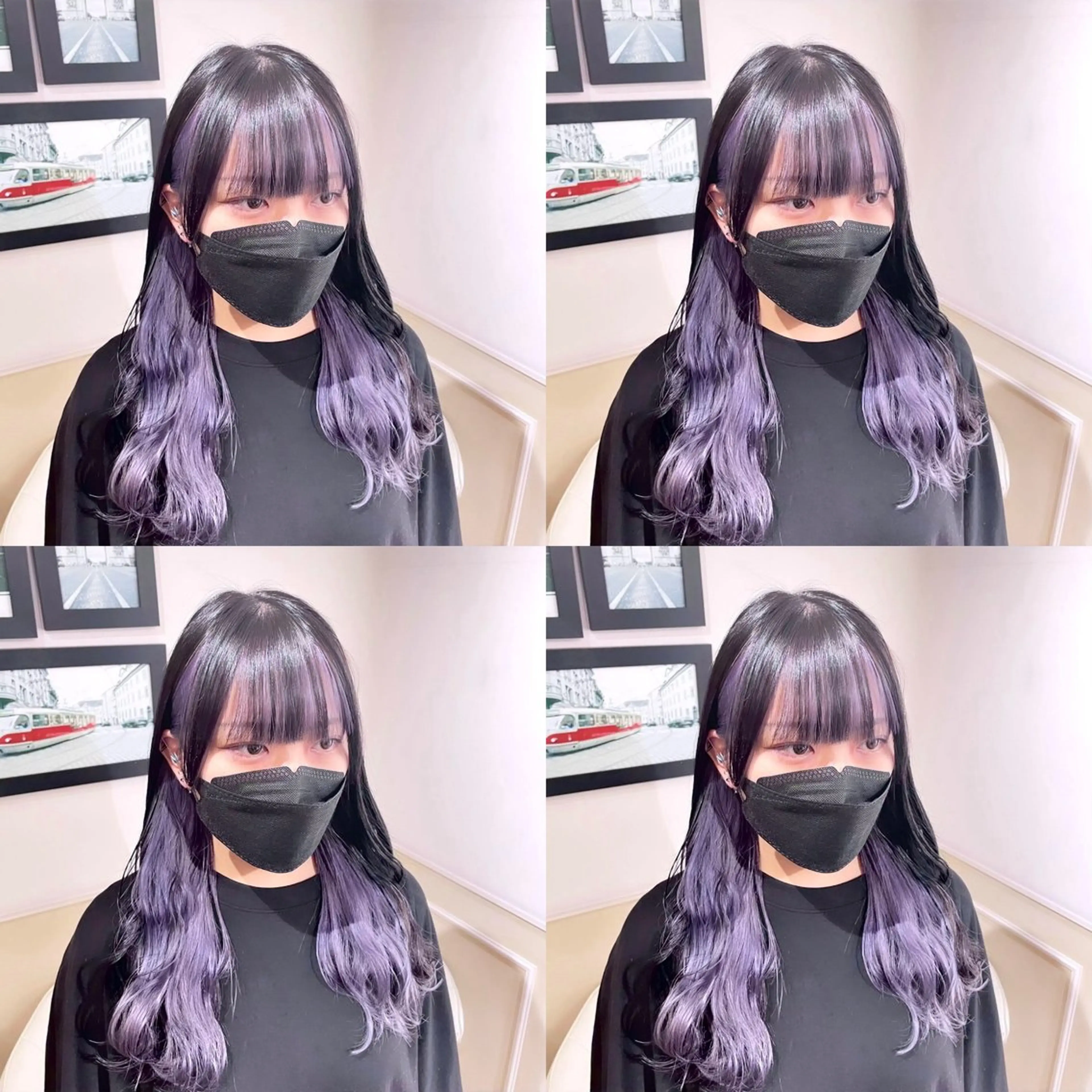 ロング カラー ラベンダーカラー 🌟トップデザイナー 高橋🌟のヘアスタイル