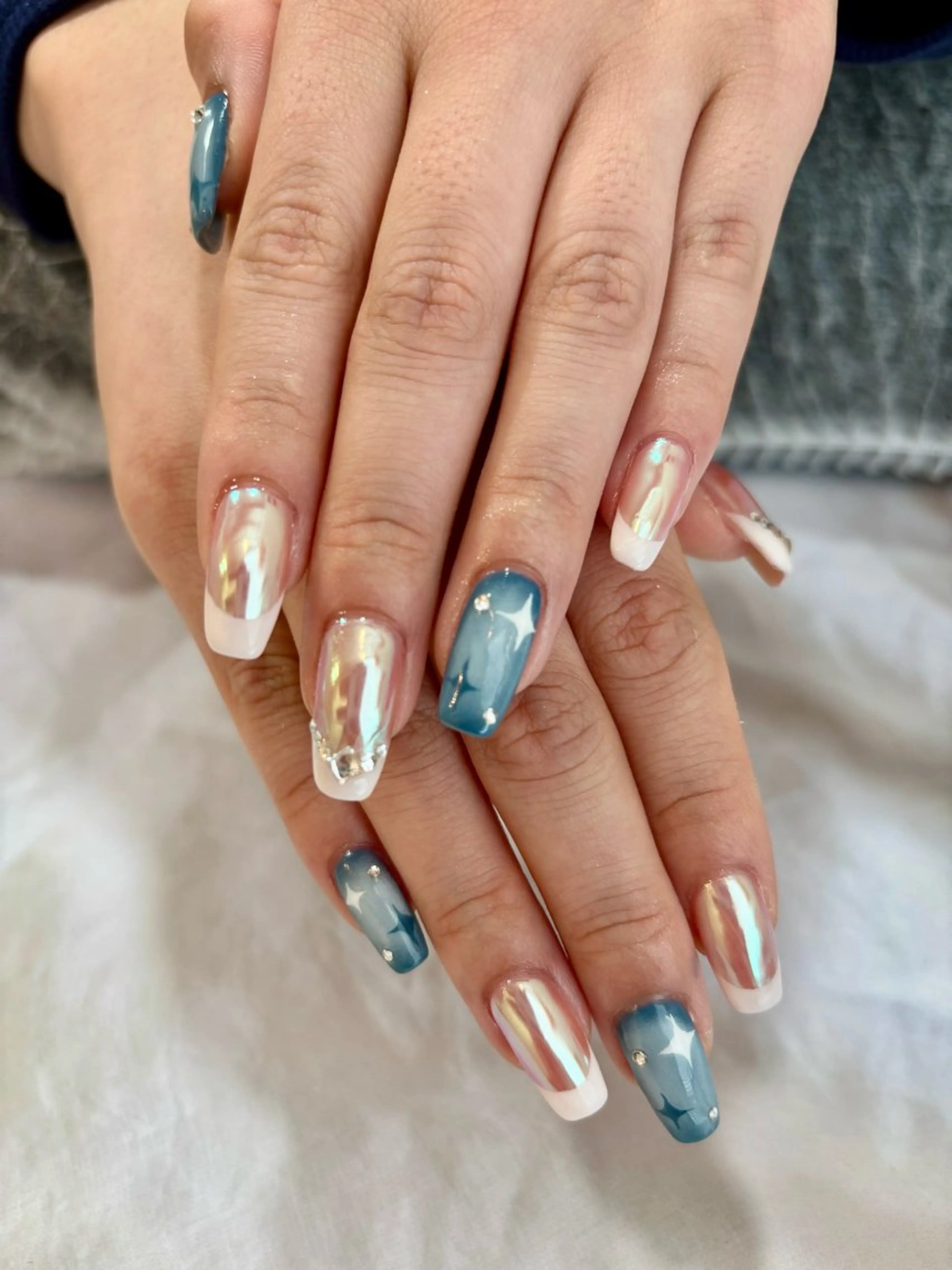ネイル フレンチネイル 持ち込み KAMIANYUIYA Nail LAB 【カミアンユイヤネイルラボ所属・金澤 藍のネイルデザイン