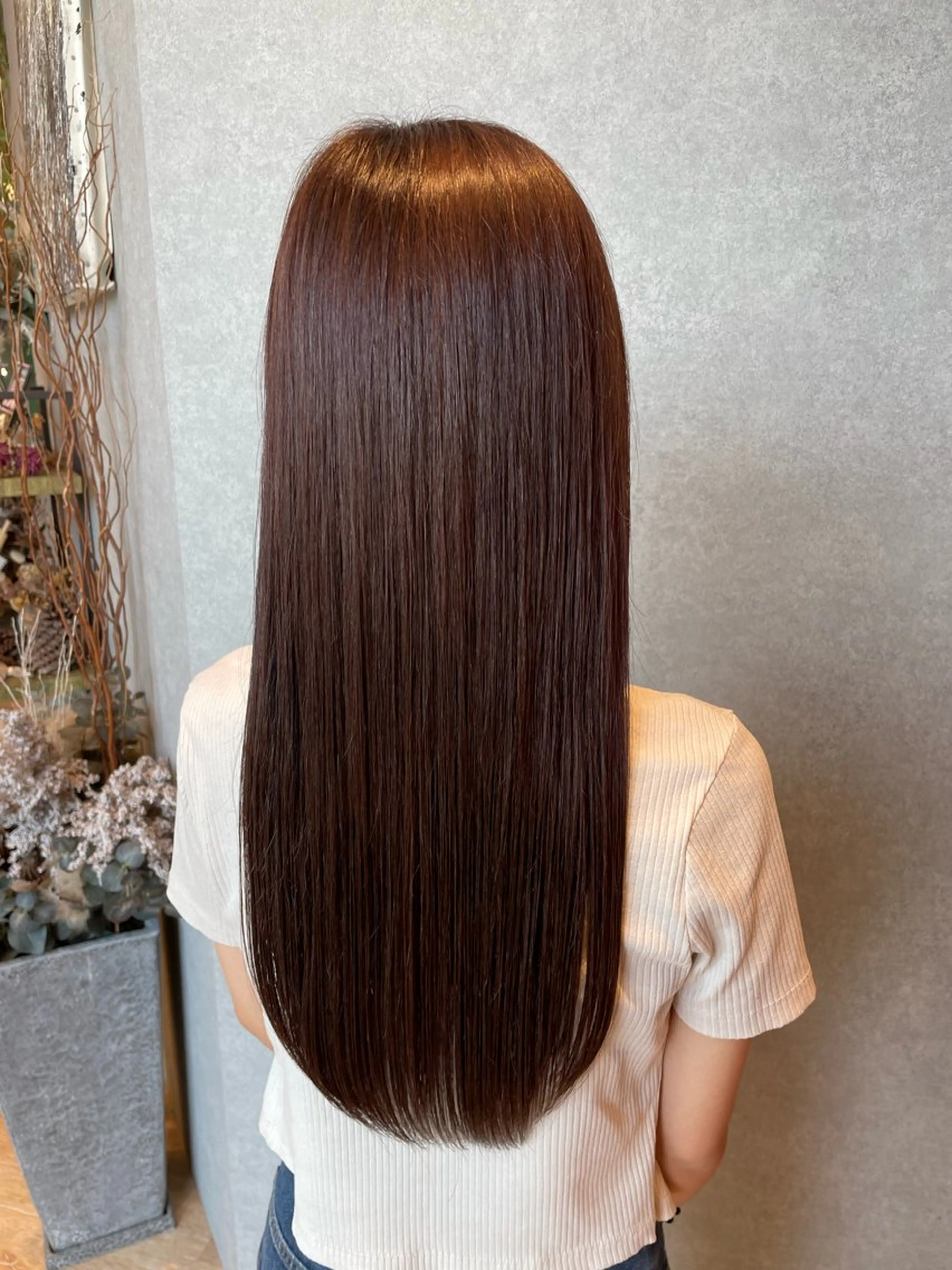 ロング 切りっぱなしボブ/ 蒲生四丁目/伊藤瑠唯のヘアスタイル