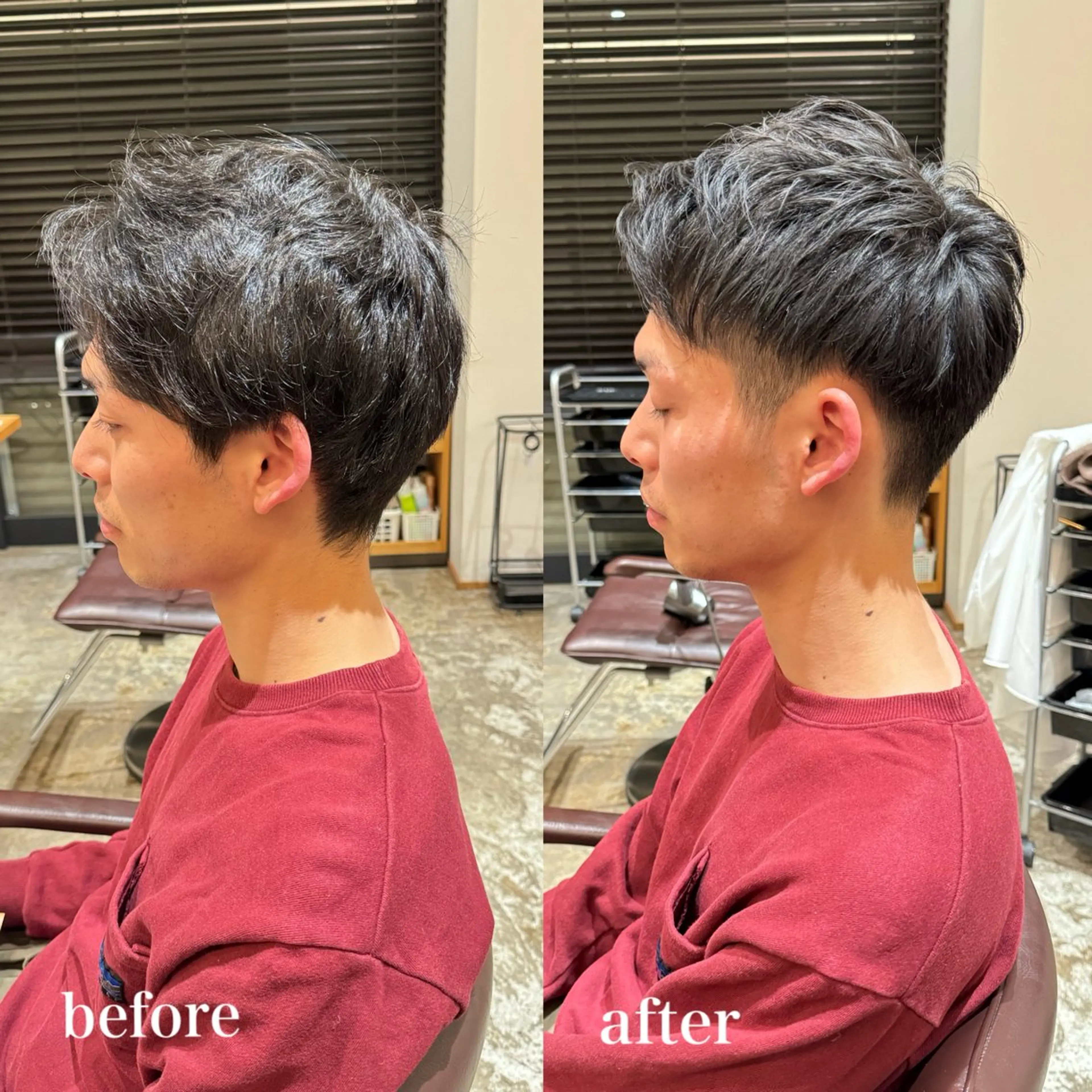 メンズ カット RINA 🦋🫧のヘアスタイル