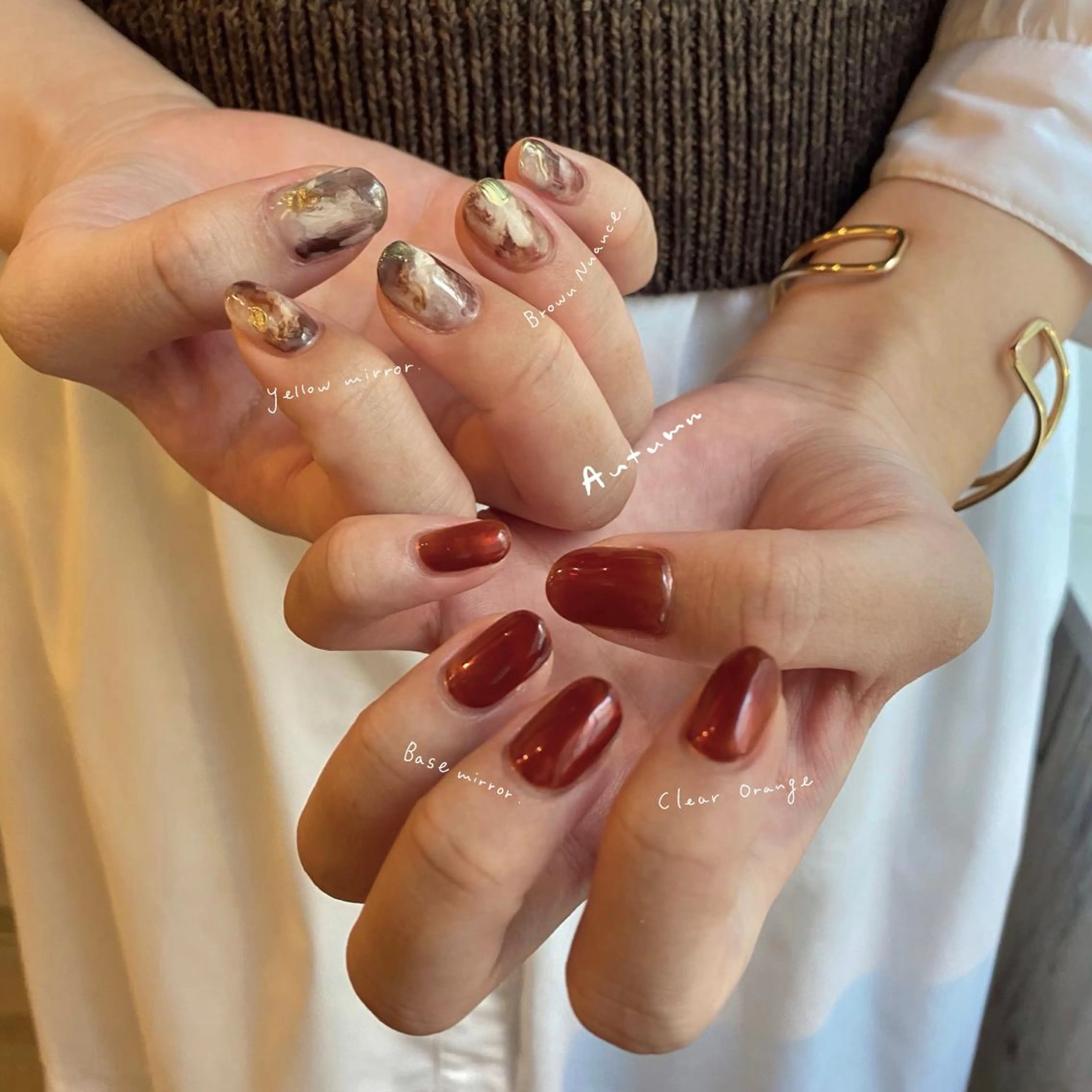 ネイル オーロラネイル ジェルネイル 氷ネイル・うるうるネイル 韓国ネイル マグネットネイル ハンドネイル &. momoのネイルデザイン