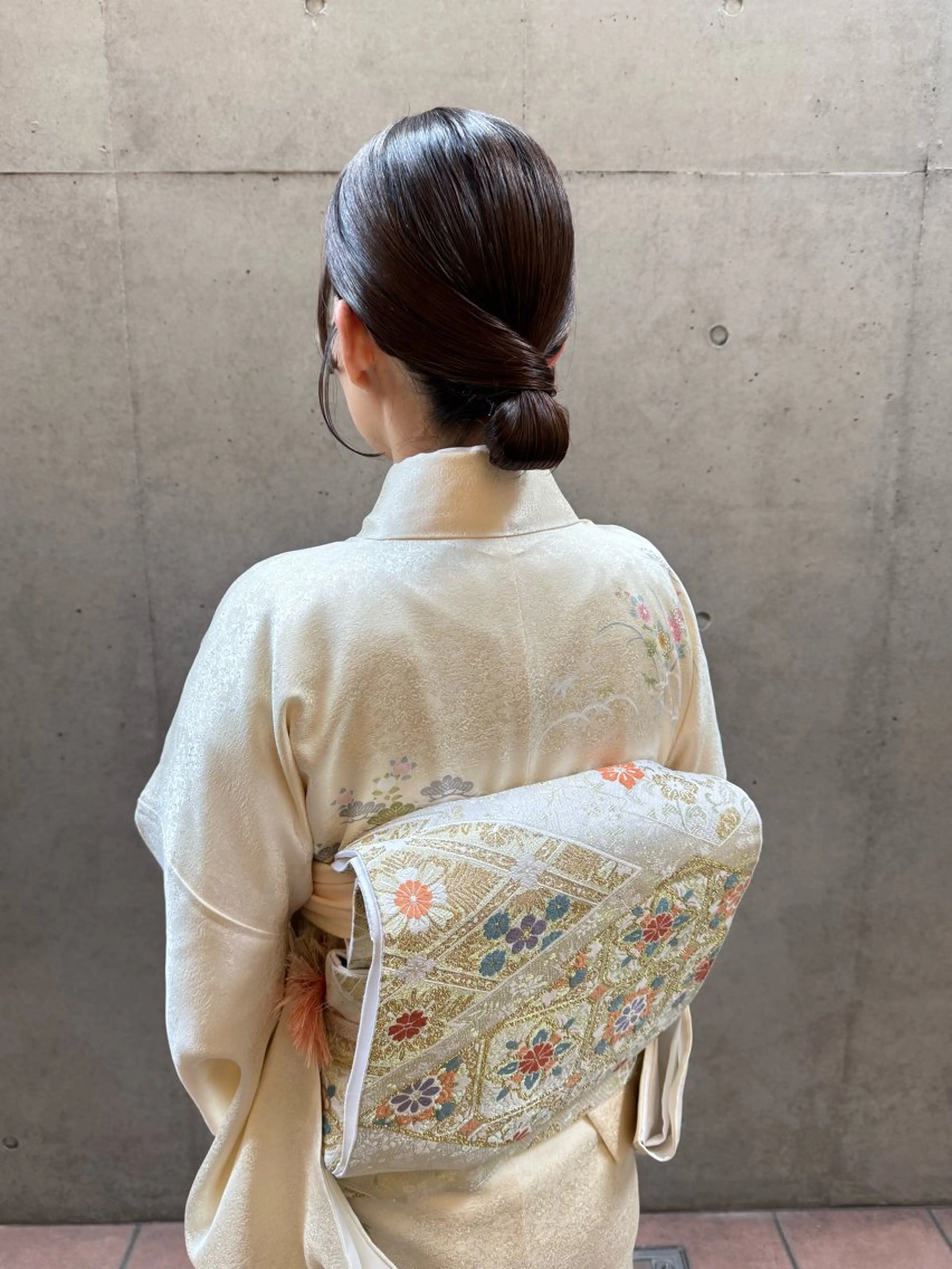 ミディアム 着付け 【ヘアセット/美眉】 吉川玲のヘアスタイル