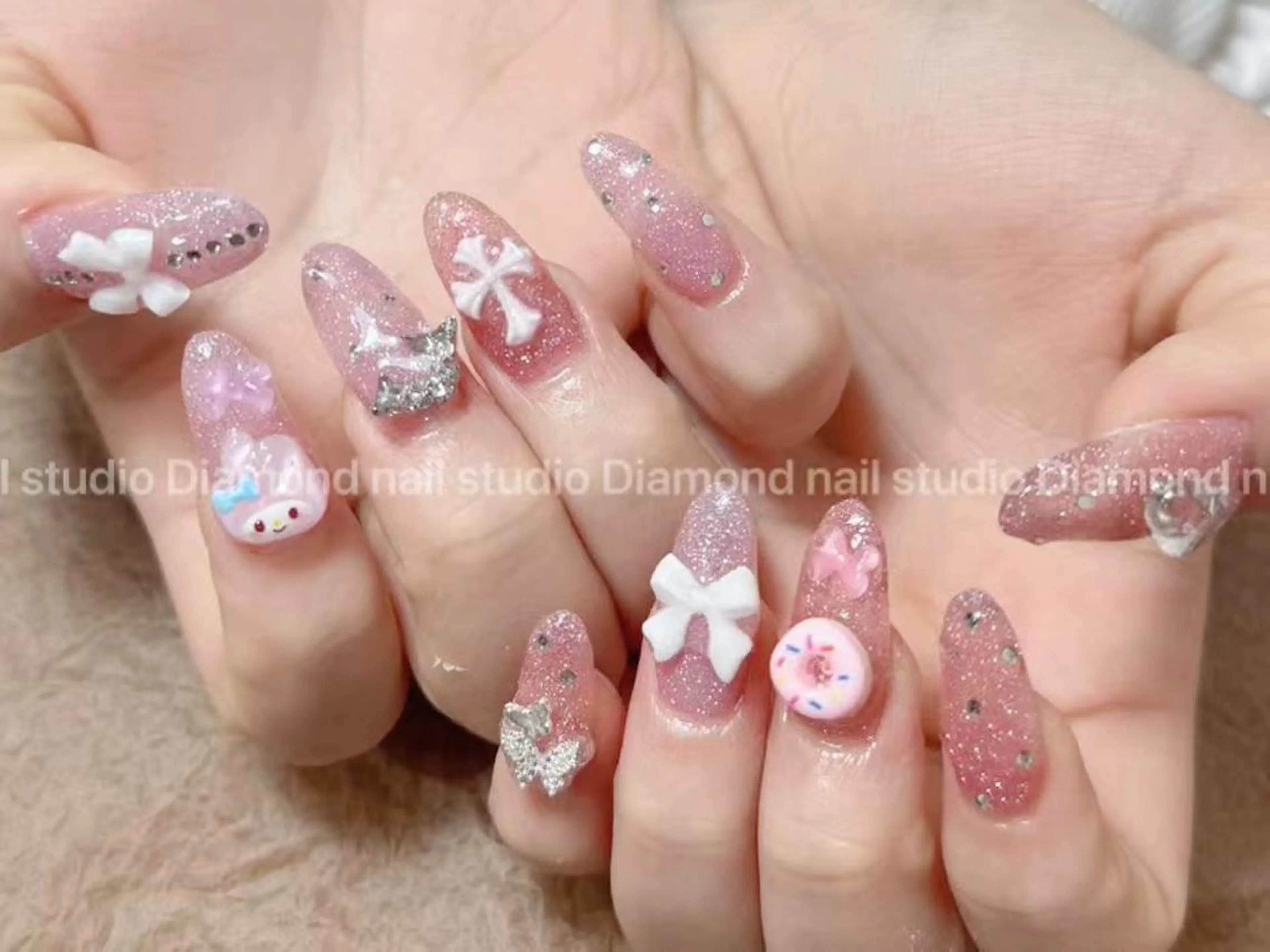 ネイル ハンドネイル ハンドケア Diamond 🚢のネイルデザイン