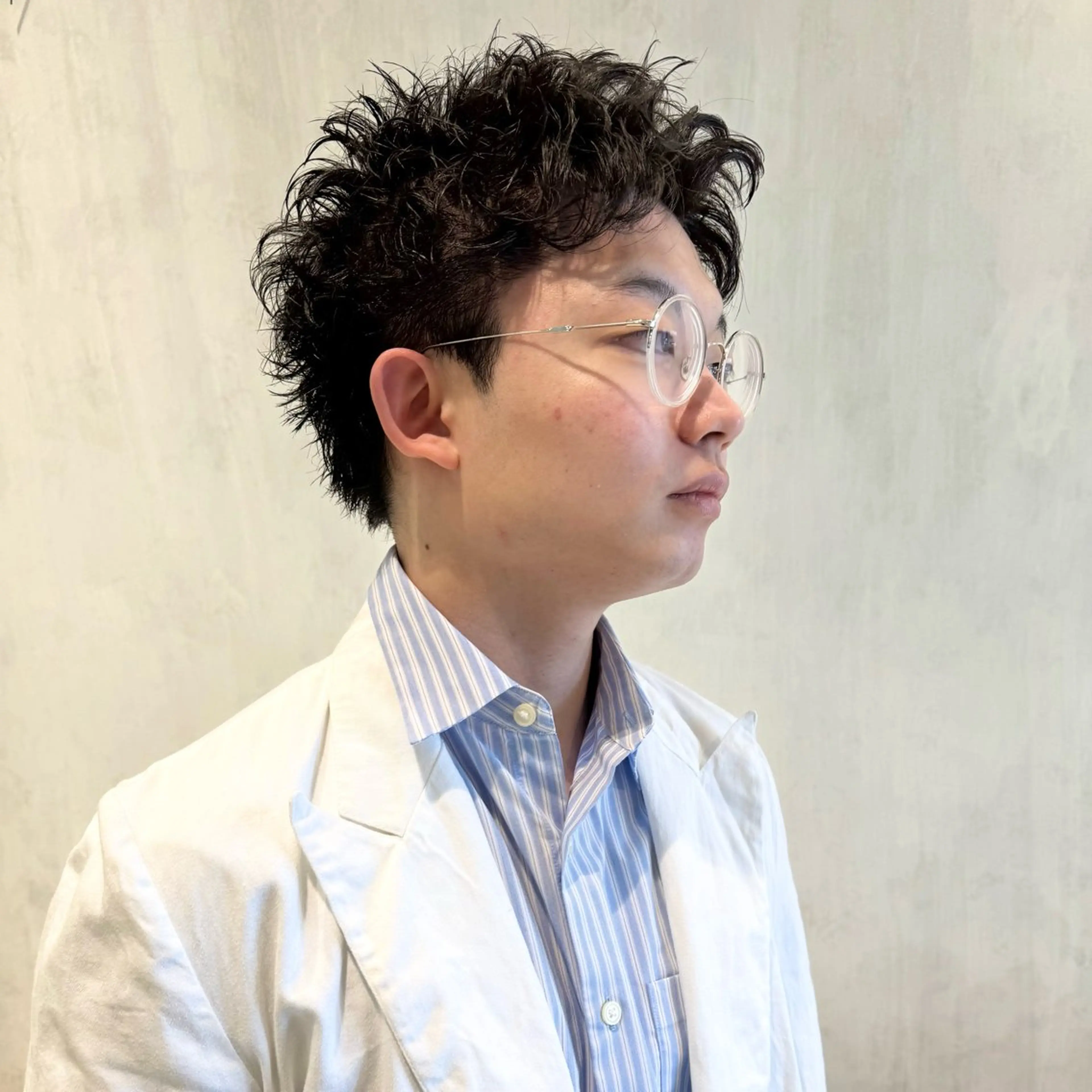 パーマ メンズ フェザーパーマ メンズパーマ プードルパーマ スペインカール スパイキーショート カット パーマ メンズパーマ/フェ ザーパーマ/古川晴輝のヘアスタイル