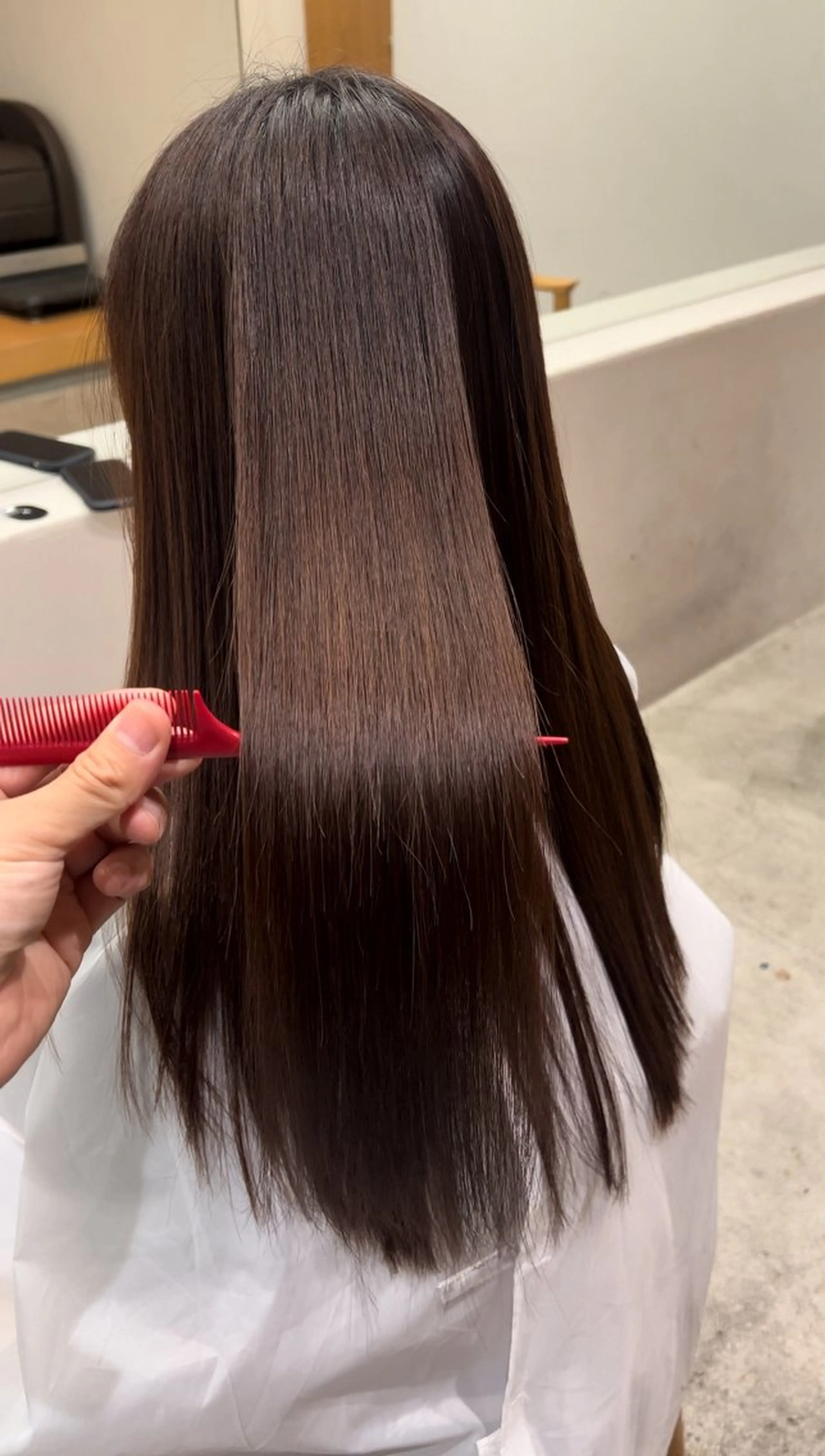 ロング カット 縮毛矯正 トリートメント 誰よりも丁寧なカット 🍀小林輝のヘアスタイル