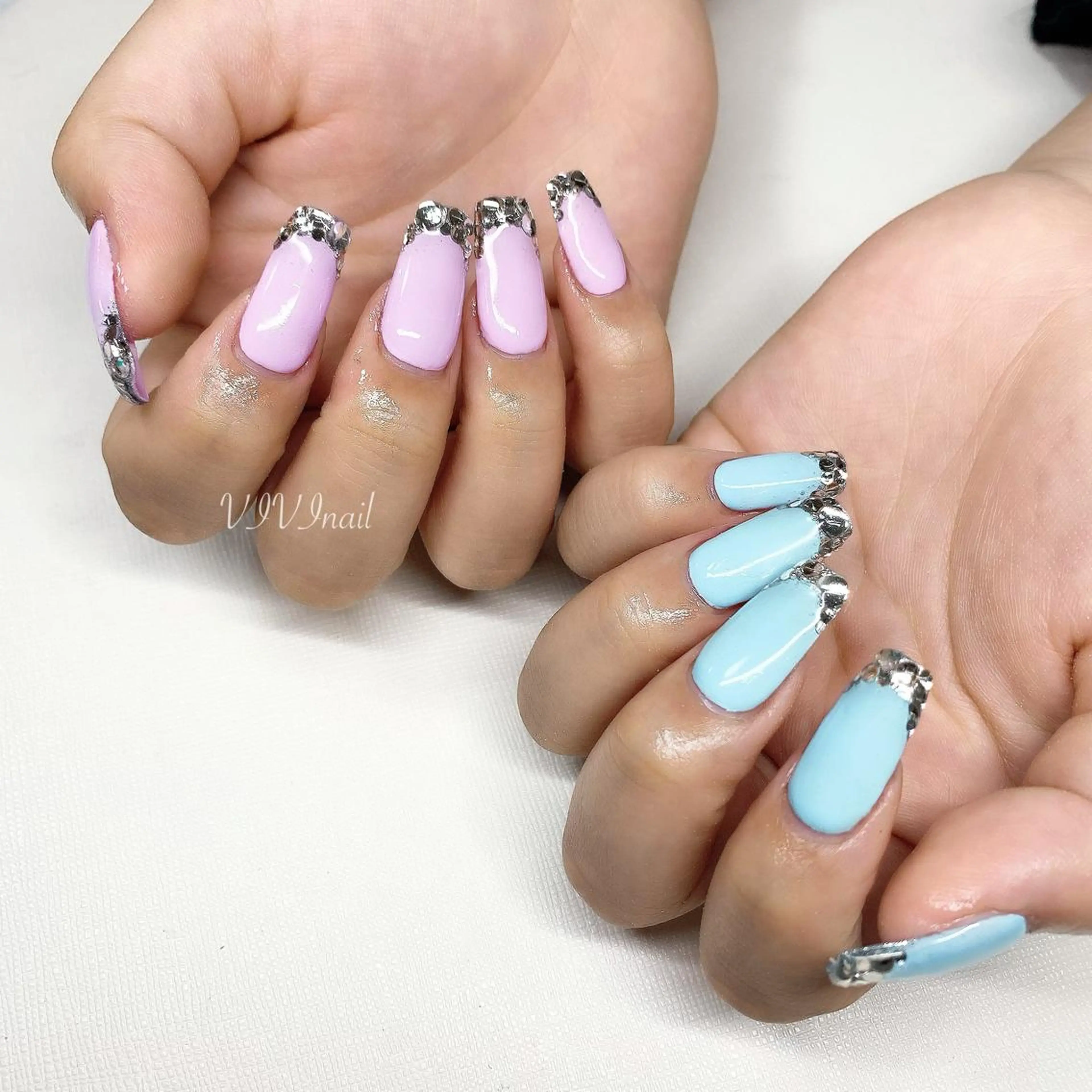 ネイル フレンチネイル ハンドネイル vivi nailのネイルデザイン