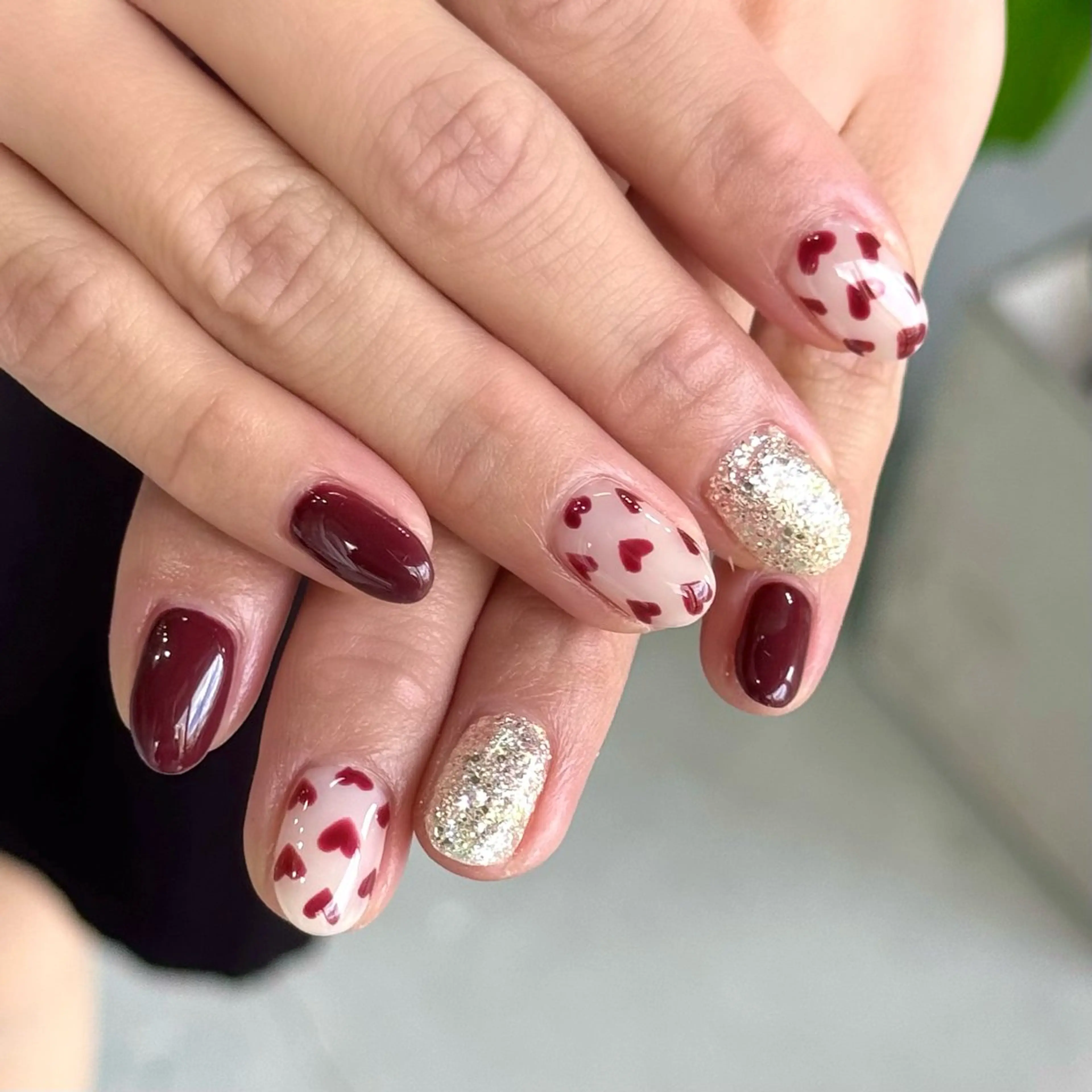 ネイル ハート ハンドネイル HARUKA ネイリスト福岡/薬院のネイルデザイン