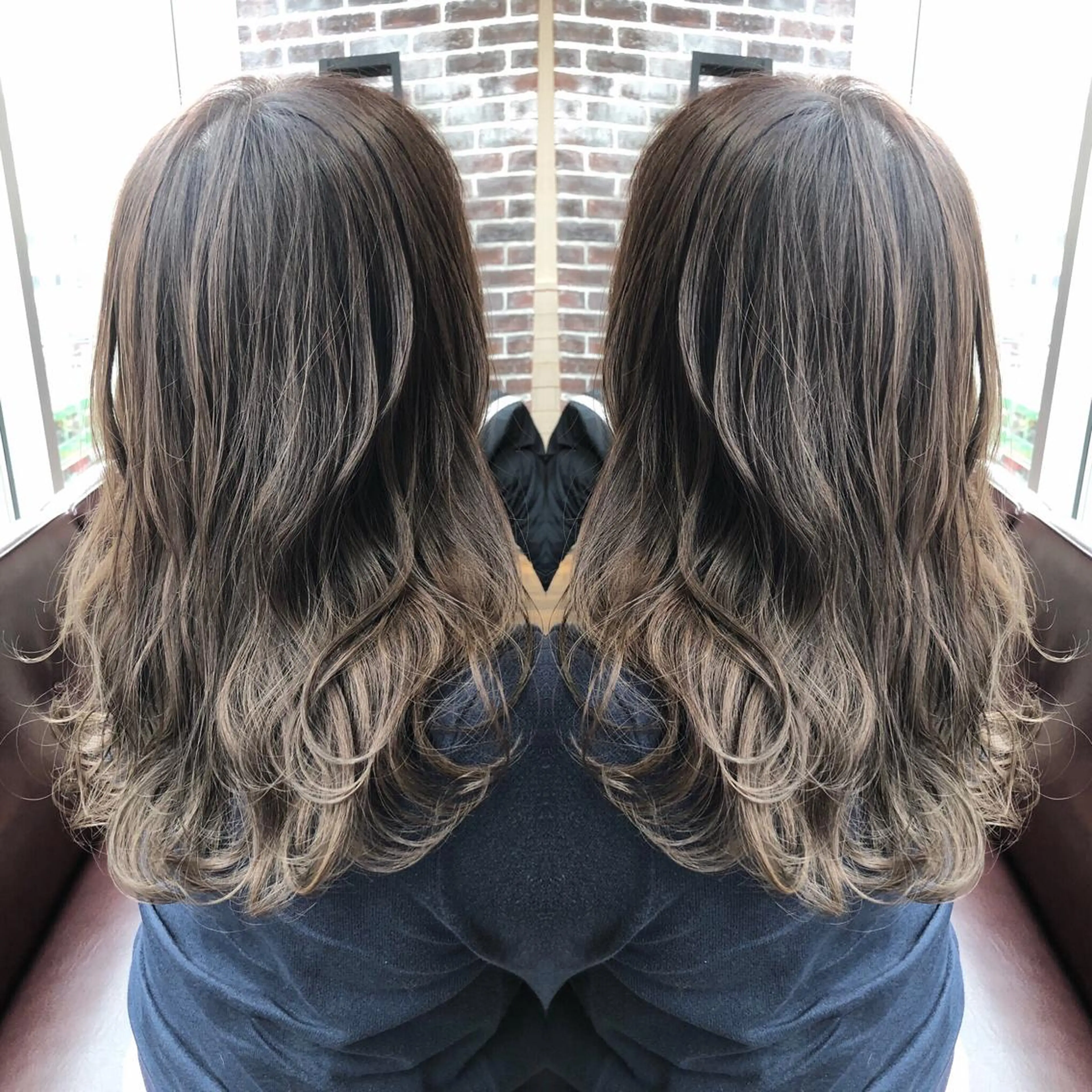 ロング カラー カット ヘアカラー トリートメント ヘッドスパ 木下大地 HAIR  Oneのヘアスタイル