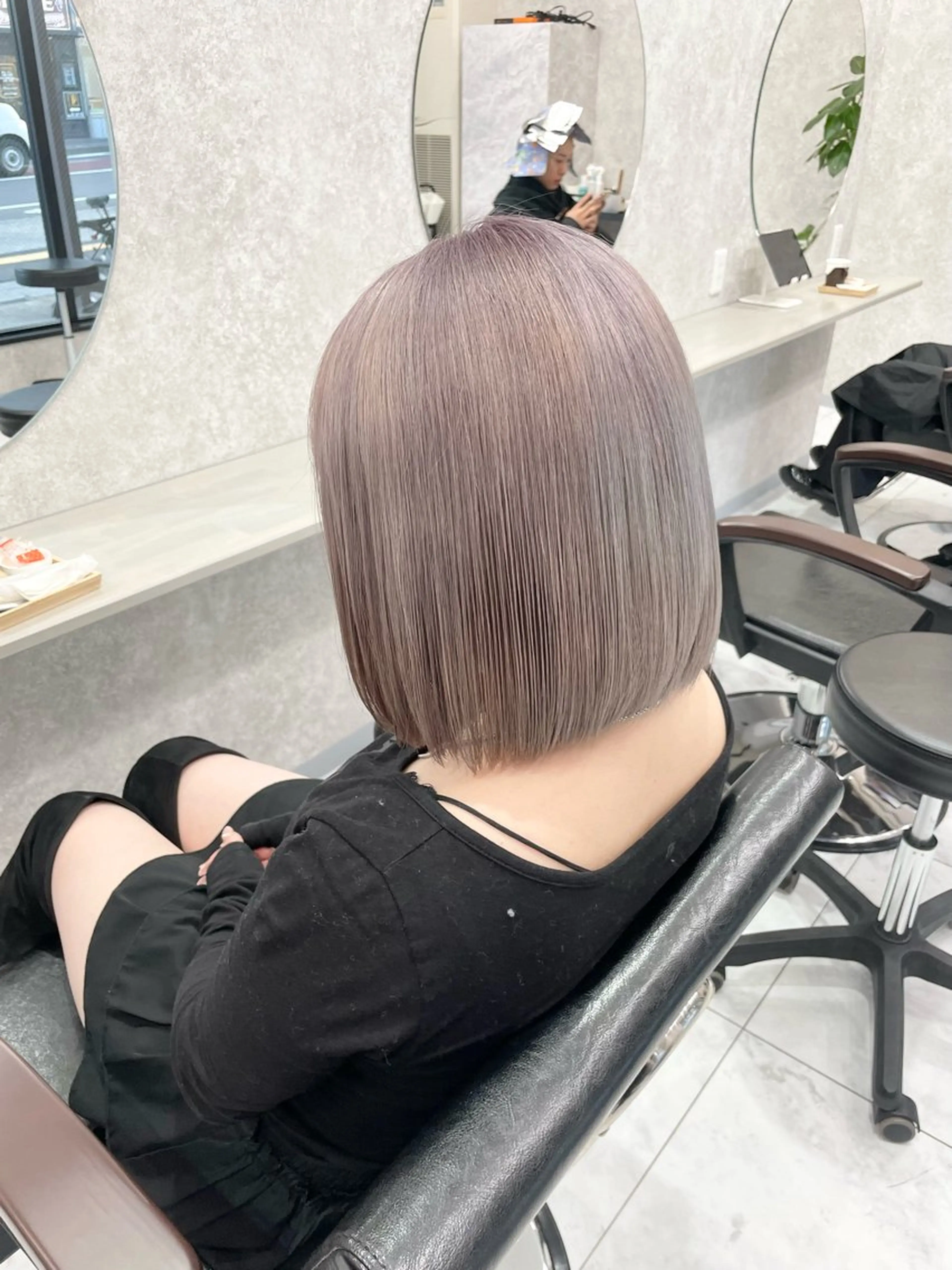 ショート 🦋ハイトーン🦋 石山 希理🦋のヘアスタイル