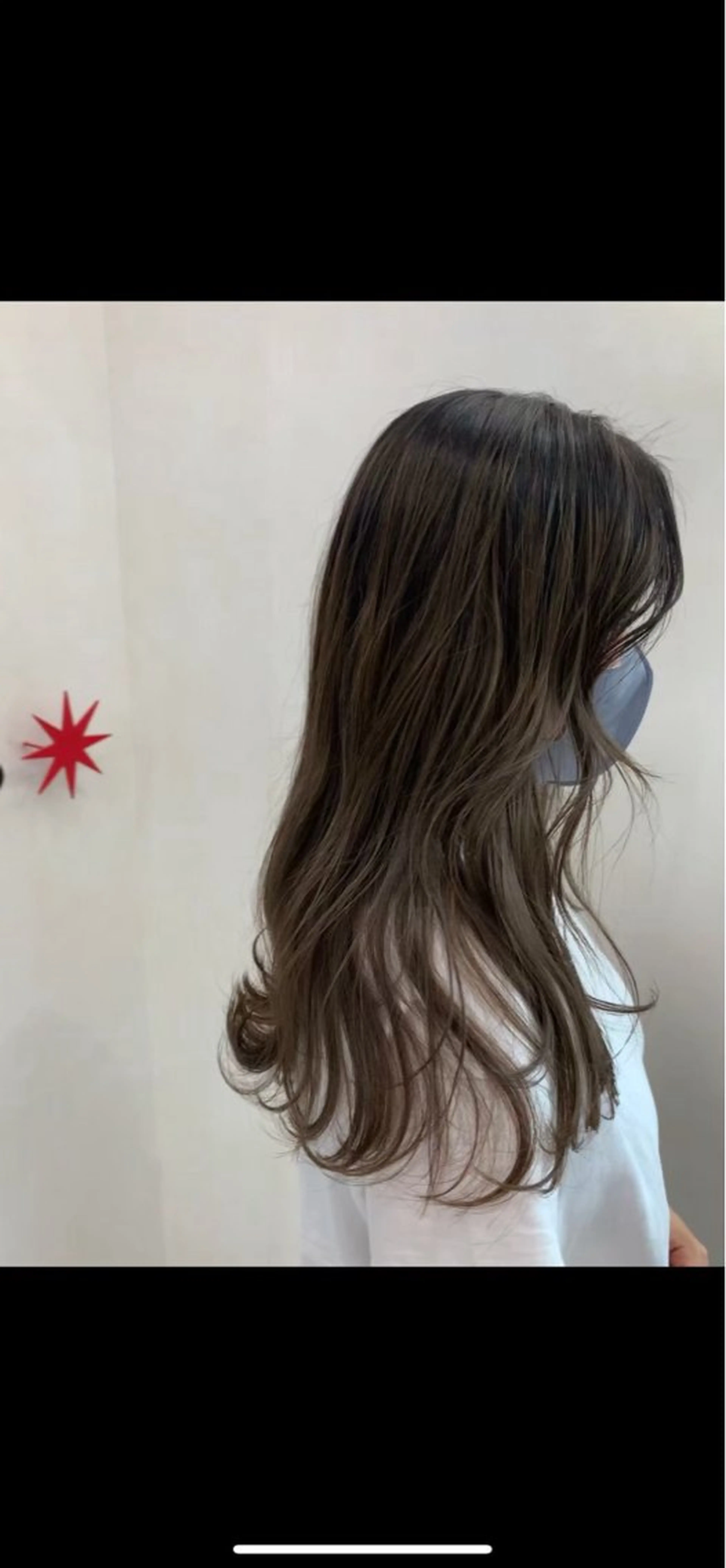 ロング カラー 紙野 優月のヘアスタイル