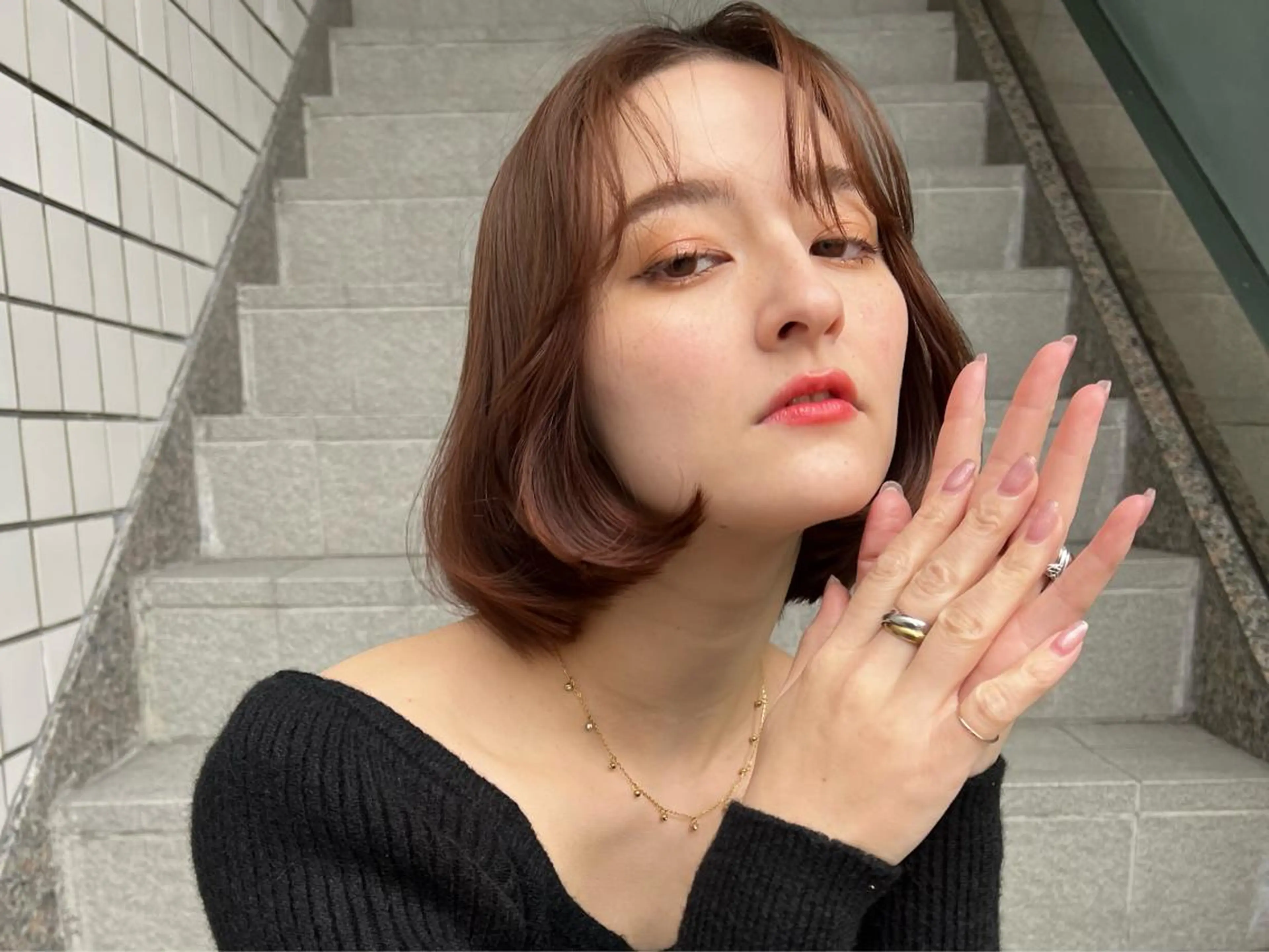 ショート カラー salowin所属・吉ヶ別符 亮祐のヘアスタイル