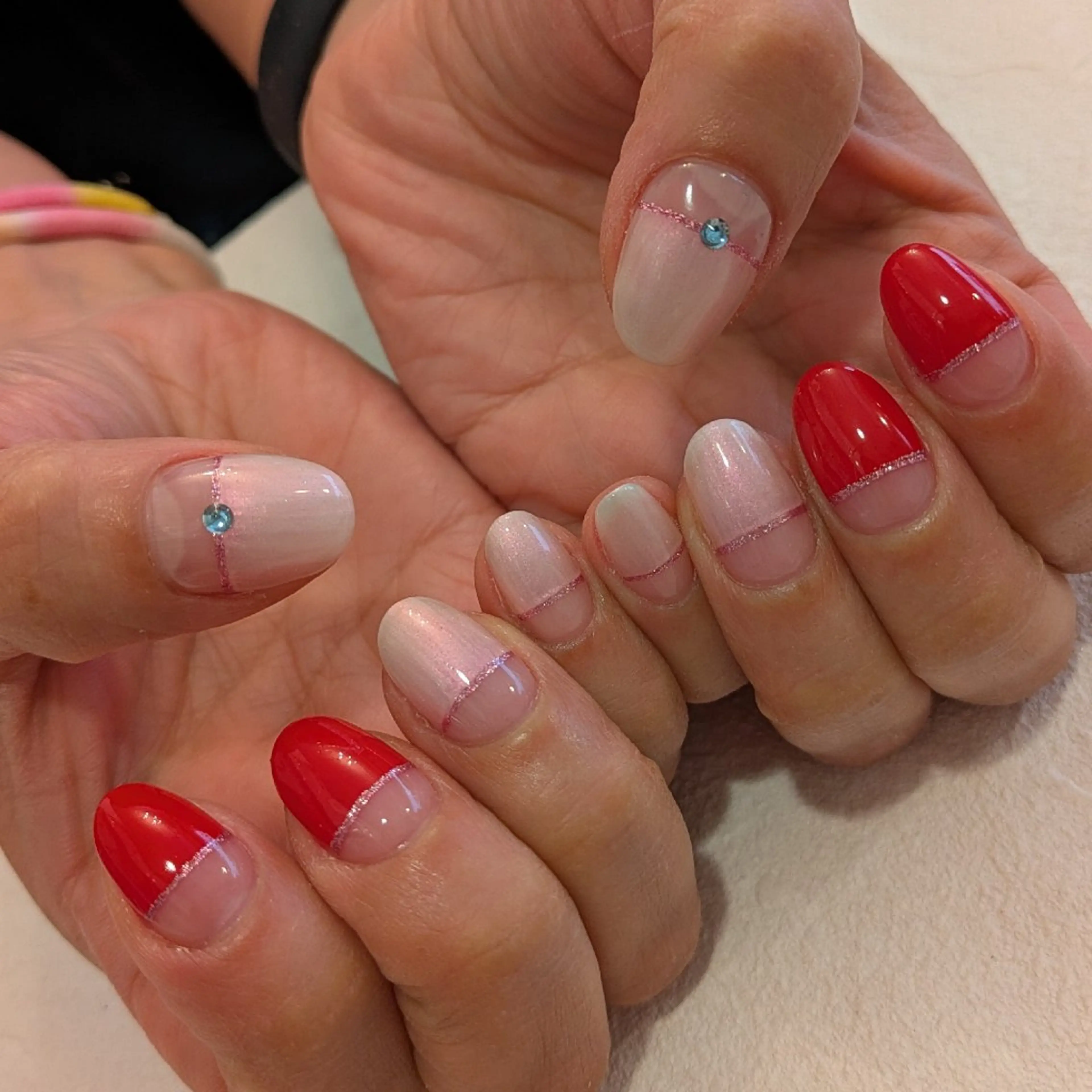 ネイル シンプルネイル ジェヌインネイル 河内のネイルデザイン