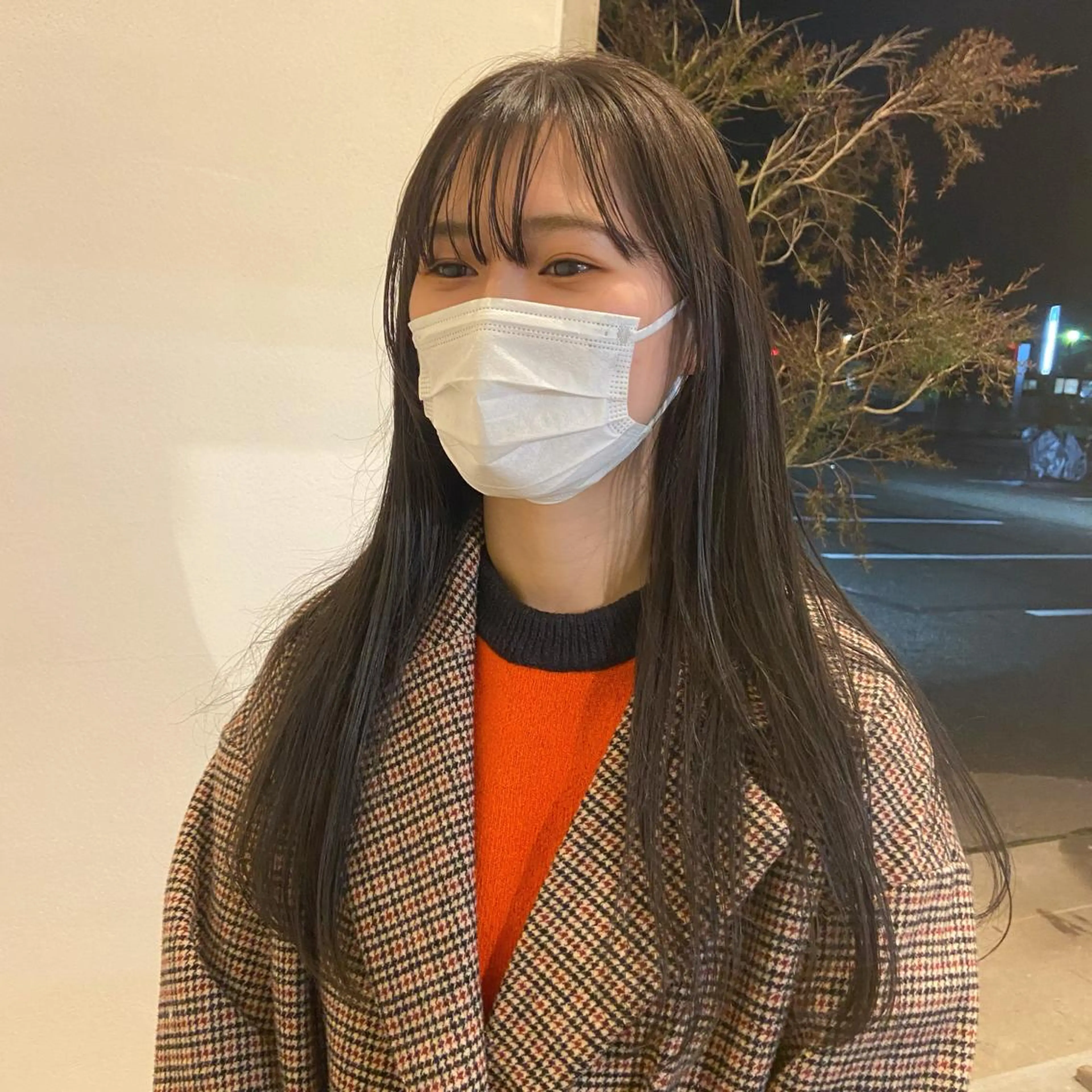 ロング 林 優花のヘアスタイル