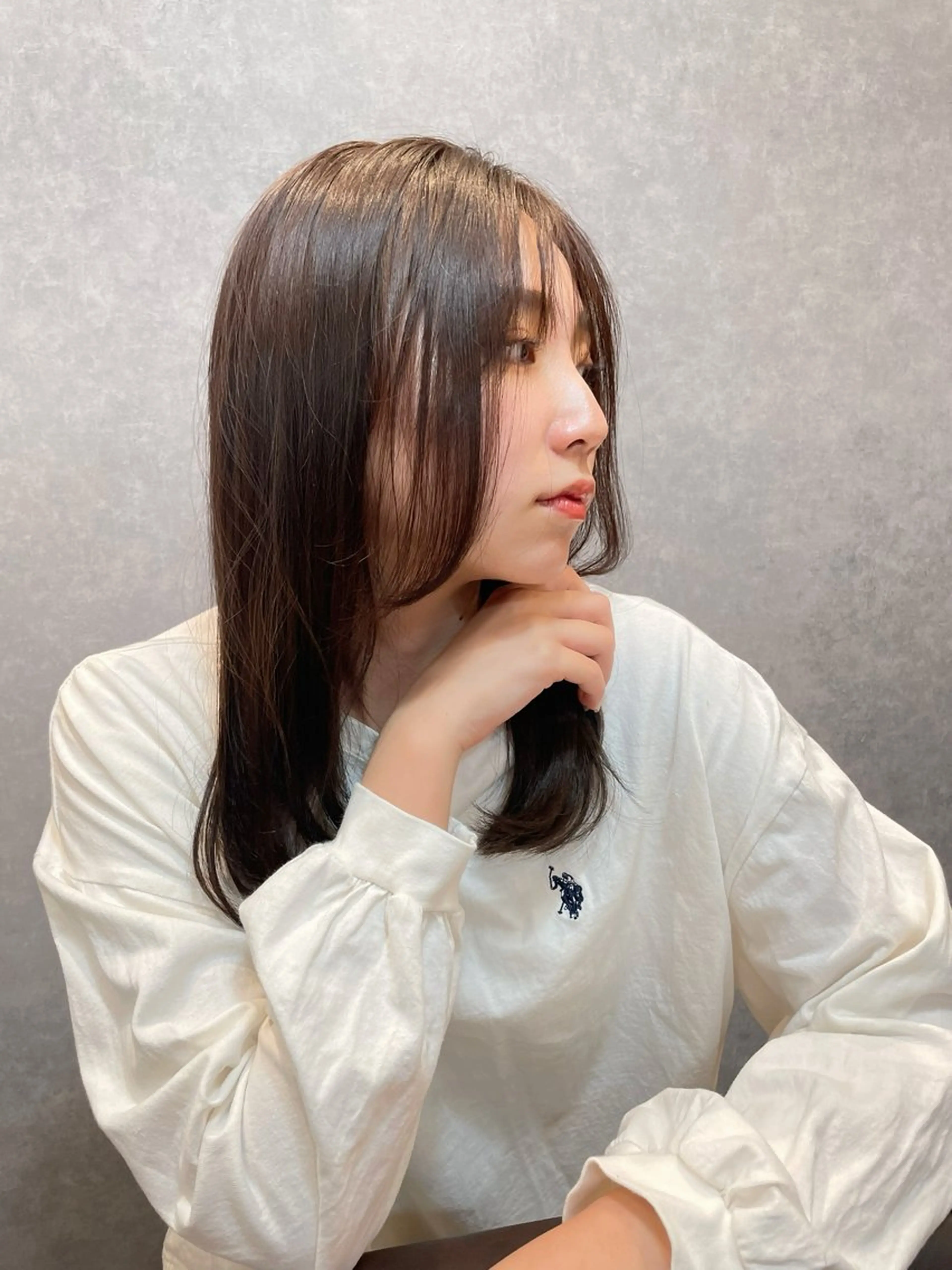 セミロング カット トリートメント ツヤ美髪💐 髪質改善/高山愛来のヘアスタイル