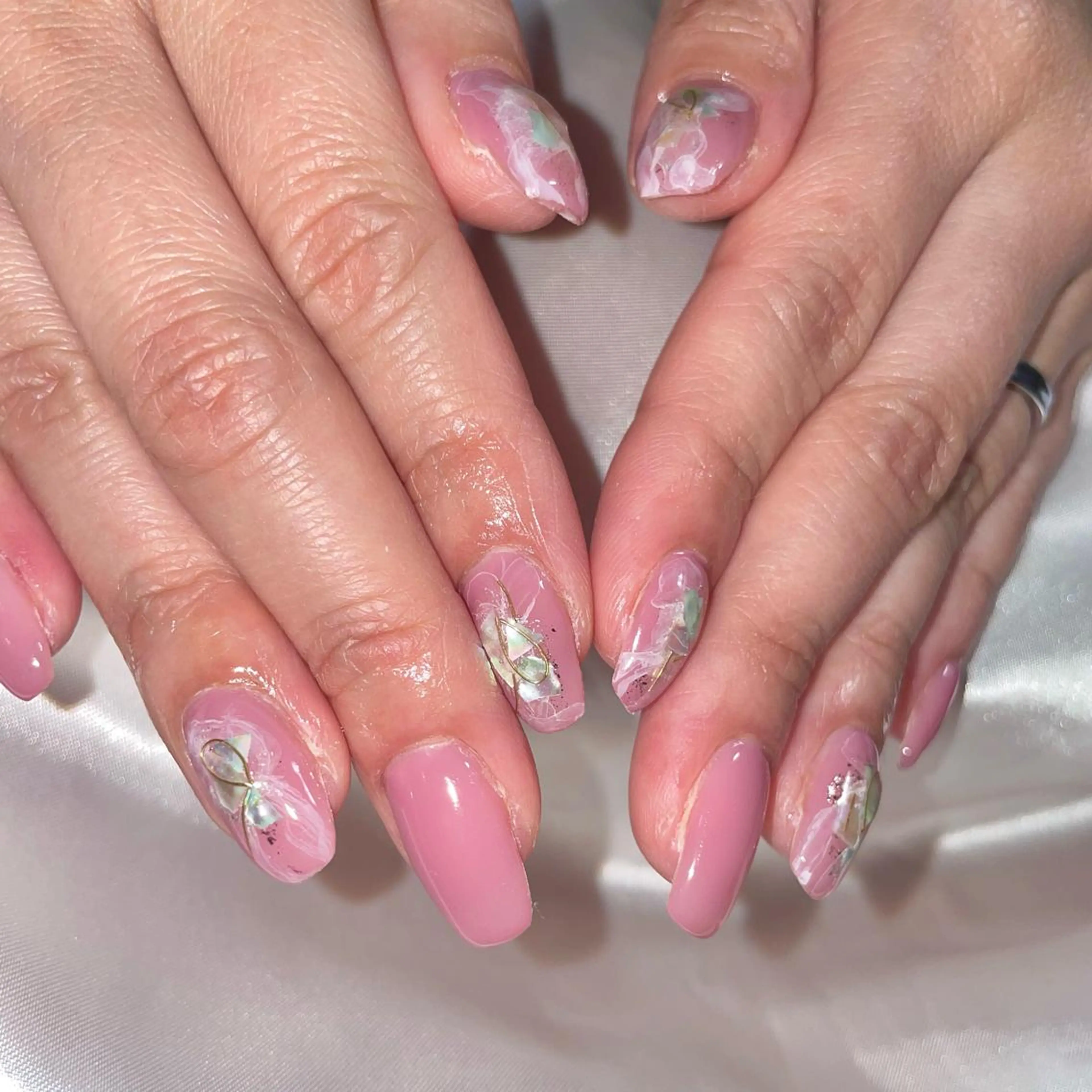 ネイル 入学式 ハンドネイル Joint_ nailのネイルデザイン