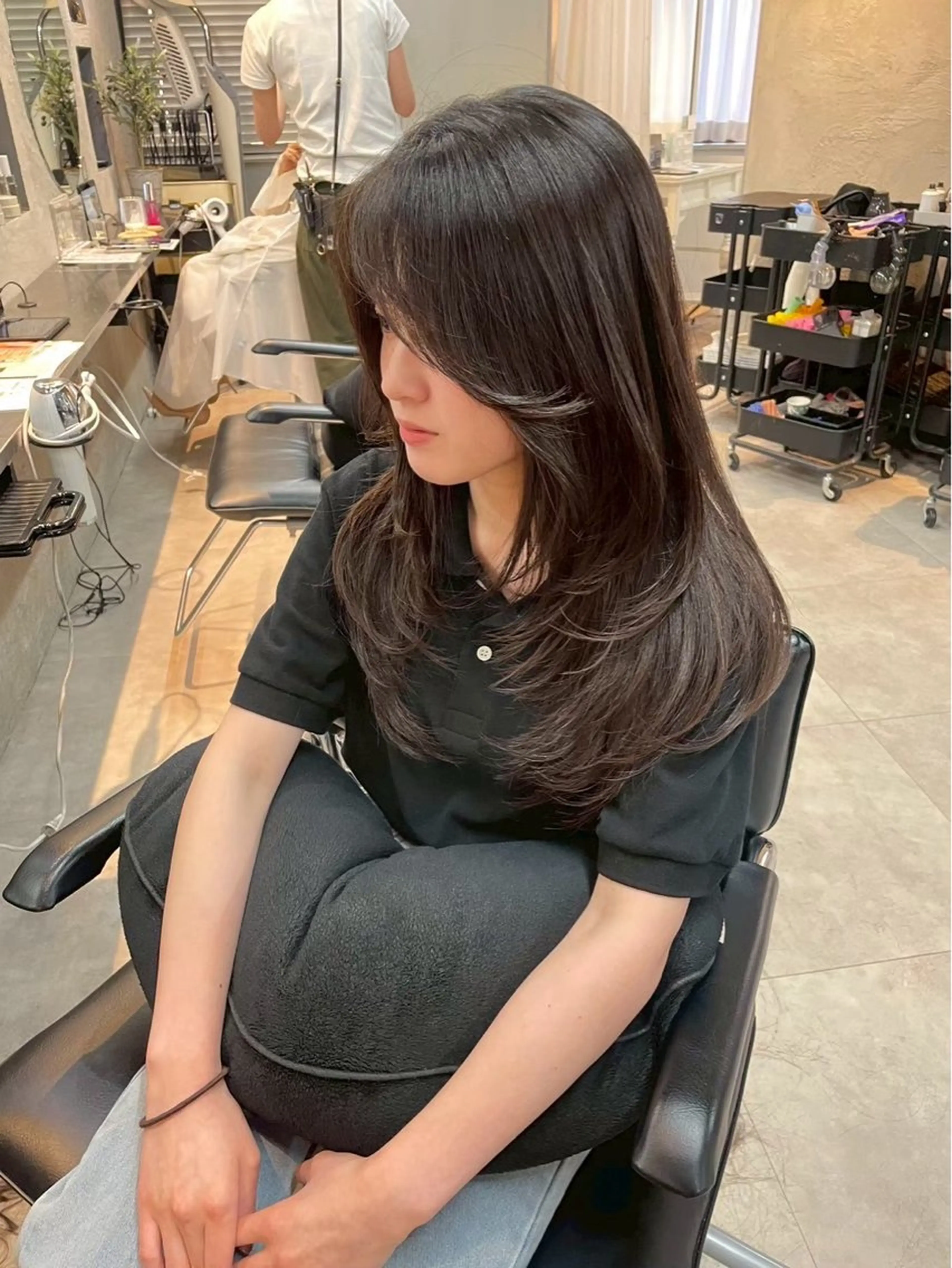 ロング 韓国系/ダブルカラー /トグチリンカのヘアスタイル