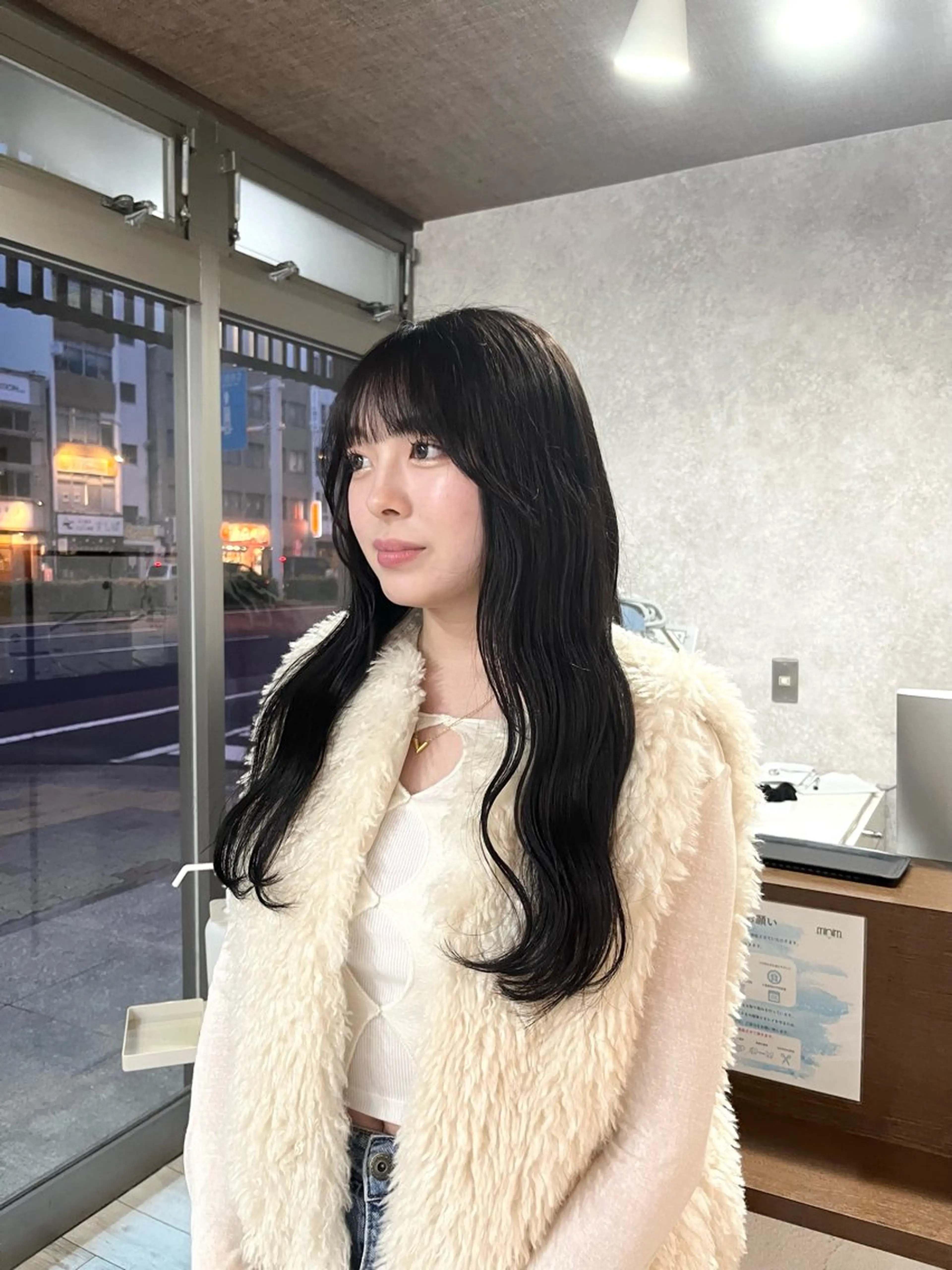 ロング カラー 就活ヘア 村田梨乃/ minim hairのヘアスタイル