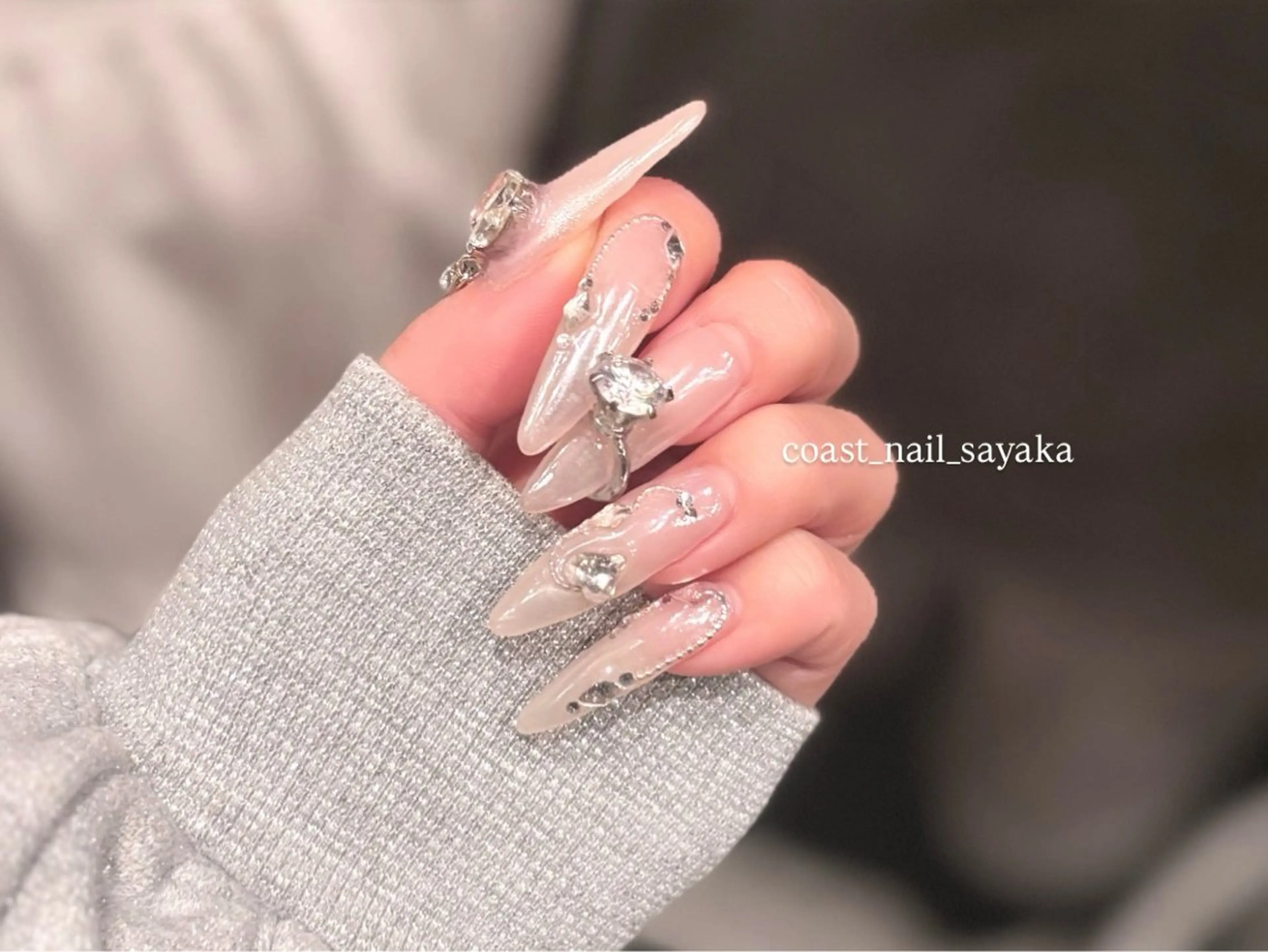 ネイル ハンドネイル HOSHI ⭐️辻堂 /藤沢ガーリーネイルのネイルデザイン