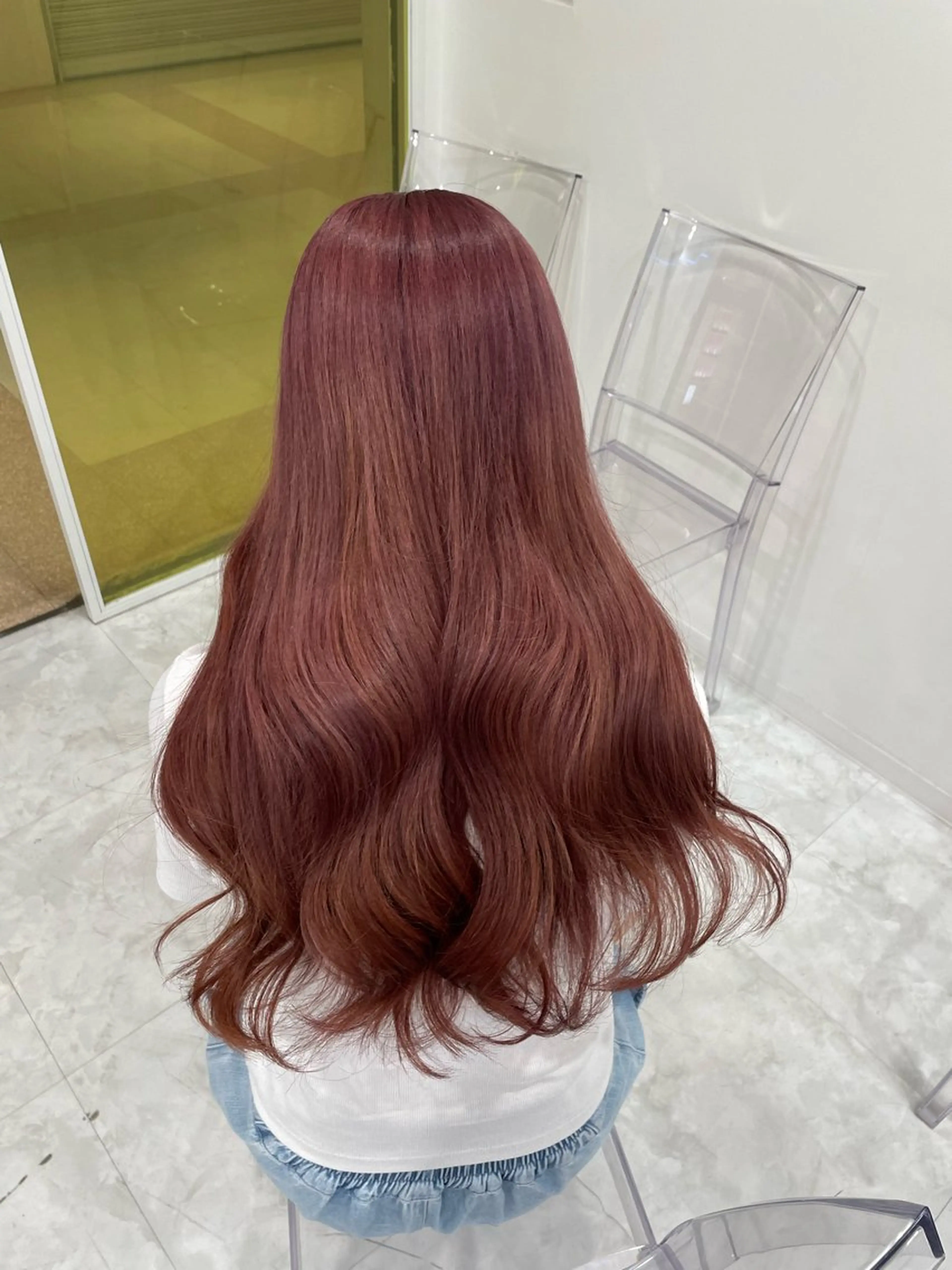 ロング カラー 中韓レイヤー/ ブラウン🤎はやとのヘアスタイル