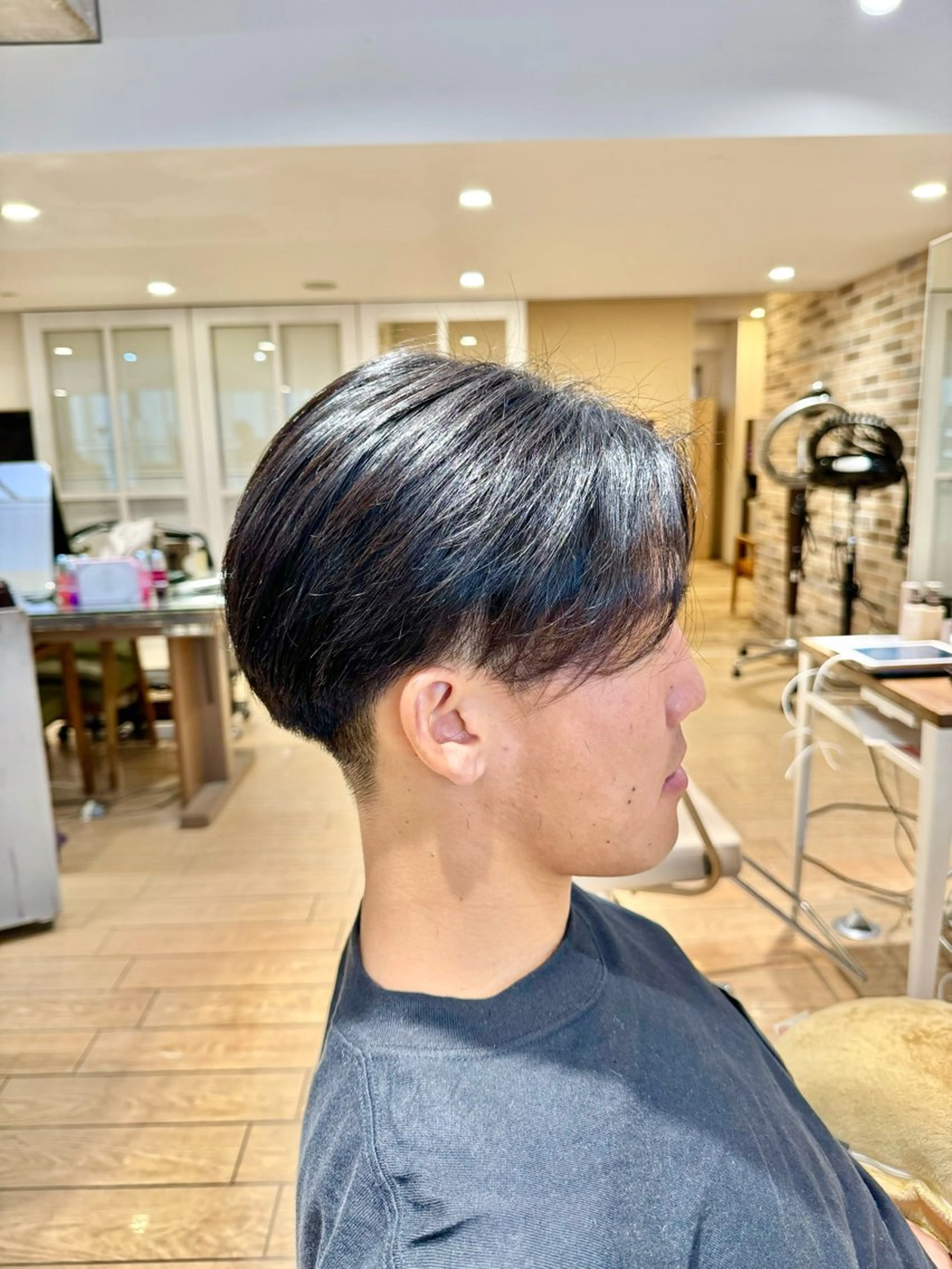 ショート パーマ メンズ afloatkobe所属・美髪/髪質改善 川口凌弥のヘアスタイル