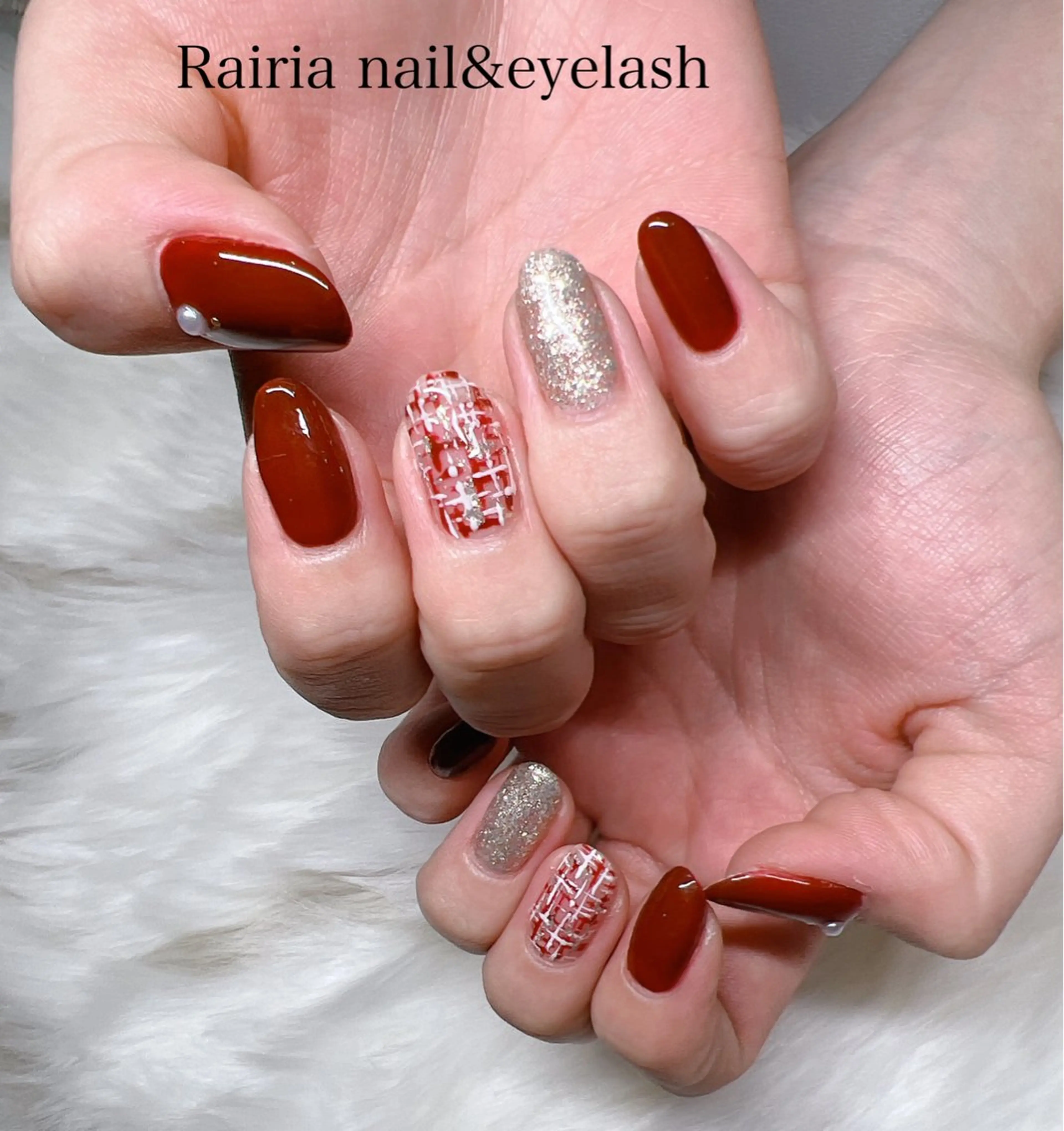 ネイル チークネイル ジェルネイル マグネットネイル ニュアンスネイル パラジェル Rairia   nail所属・屋敷 理奈のネイルデザイン