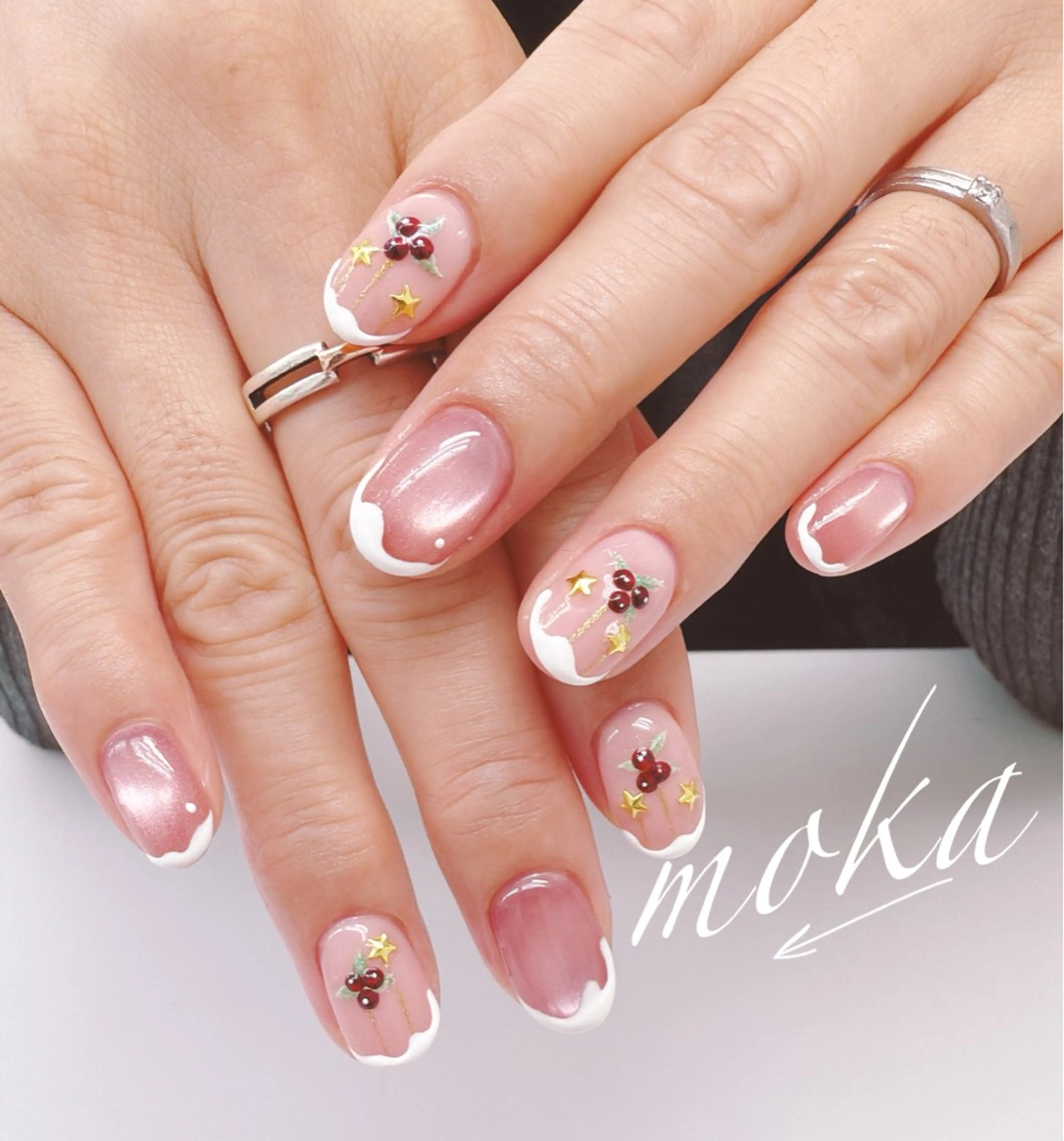 ネイル ハンドネイル ハンドケア 胡蝶蘭レディースサロ ンNailMOKAのネイルデザイン