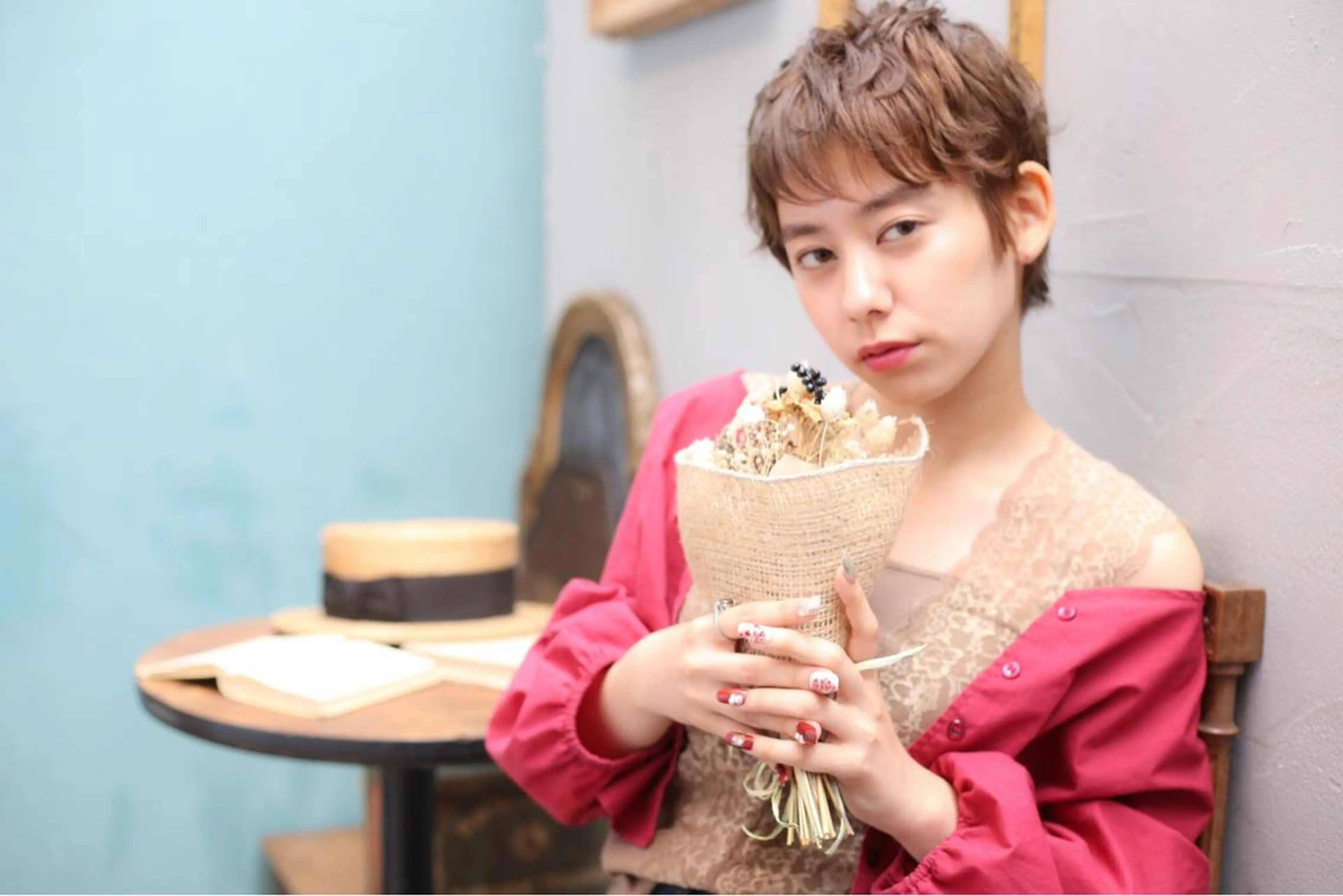 ショート 石渡このみ 🍊レイヤーカットのヘアスタイル