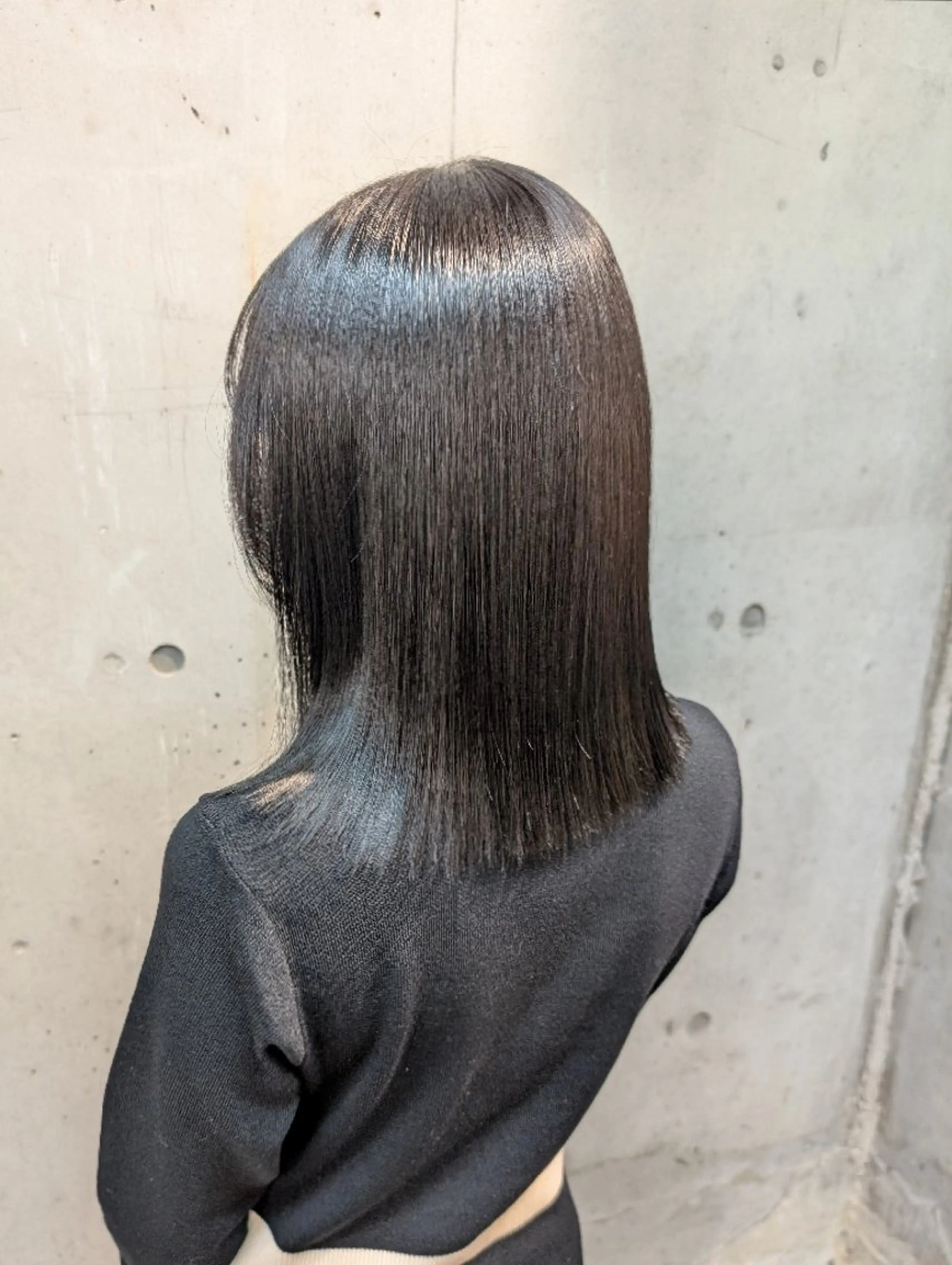 ミディアム 髪質改善 トリートメント カット トリートメント Mood hair salon所属・髪質改善.縮毛矯正 ×韓国ヘアyukiのヘアスタイル