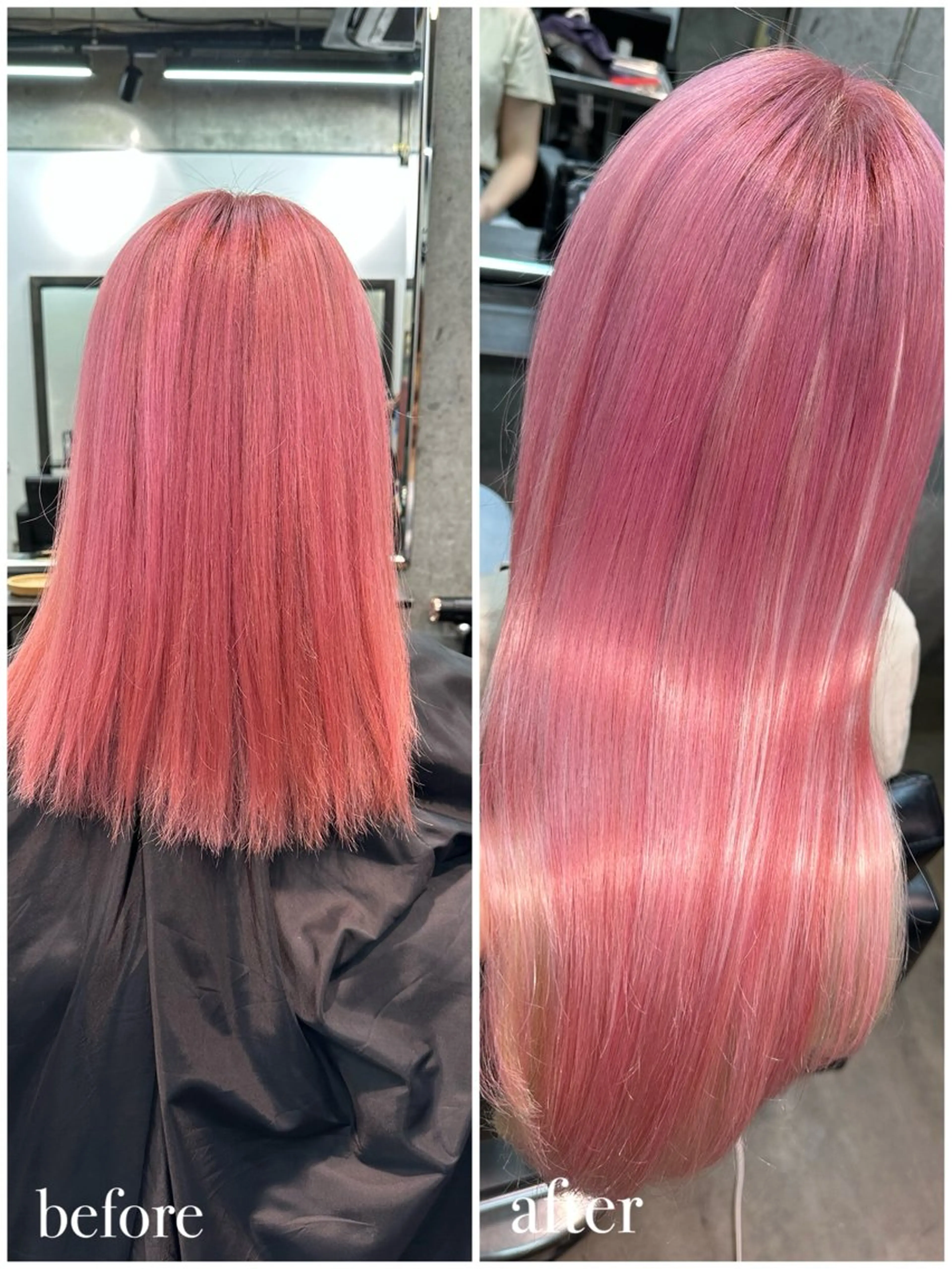 ロング カラー シールエクステ ダブルカラー エクステ 🫧シールエクステ/ カラー🫧アサミ️のヘアスタイル