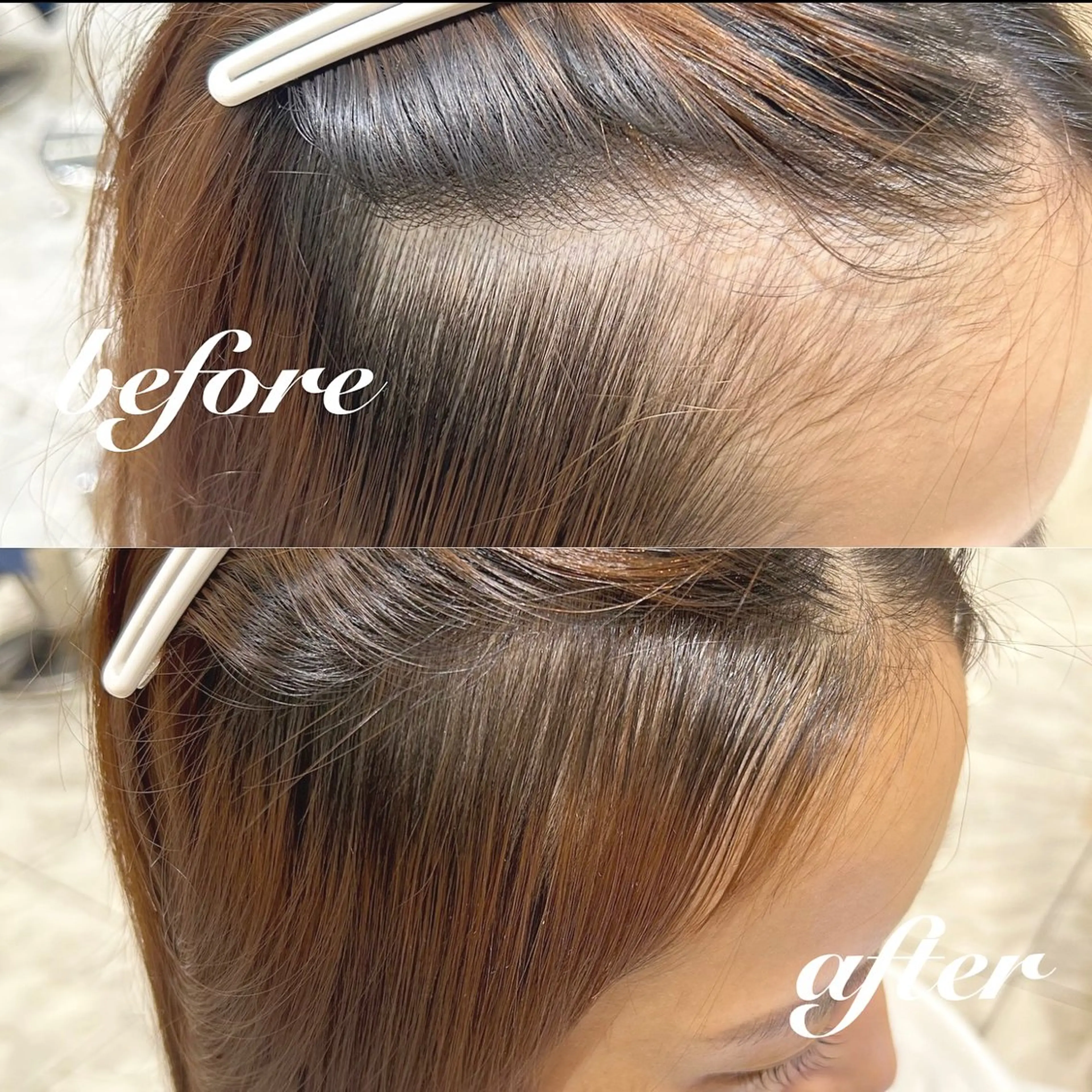 パーマ カット パーマ 垢抜けヘア 韓国ヘア銀座近下菜央のヘアスタイル