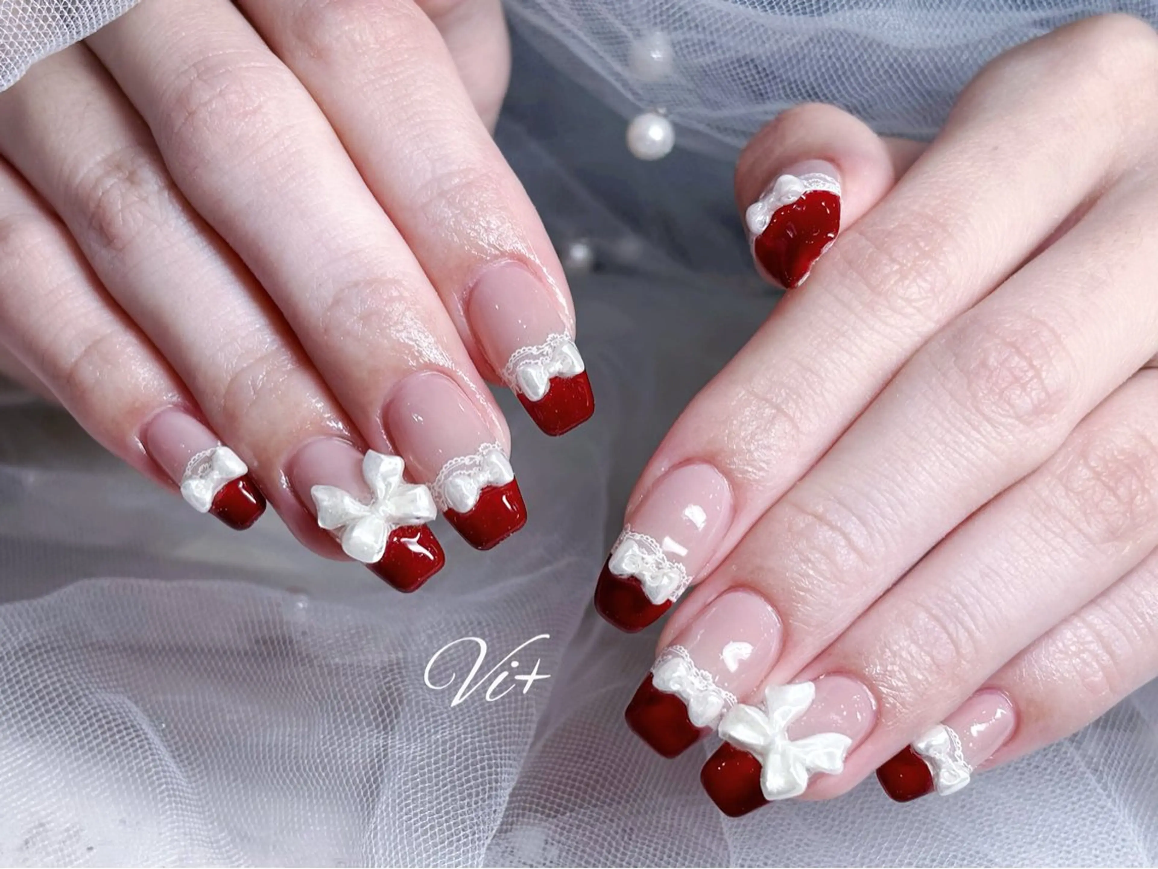 ネイル ハンドネイル Nailsalon Vi+ももか🩷のネイルデザイン