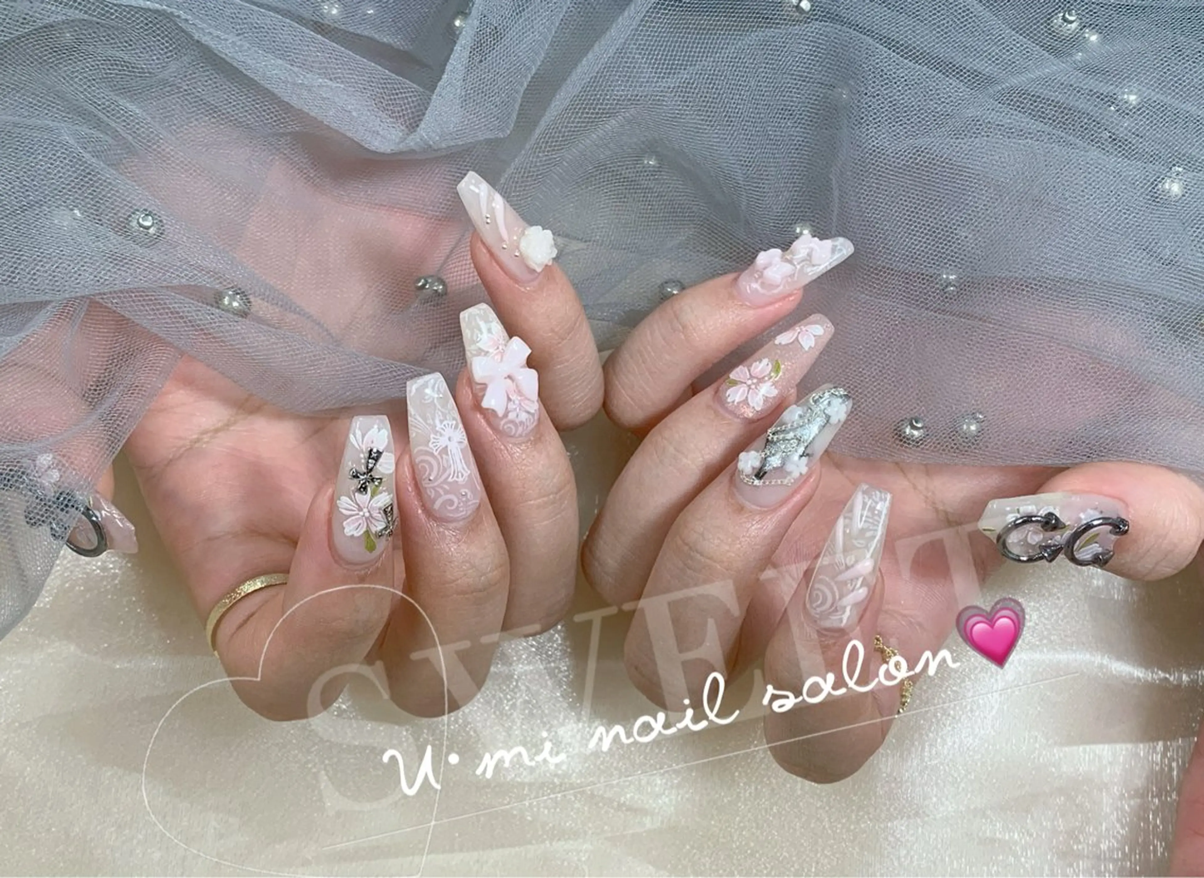 ネイル ハンドネイル U·Mi nail salon所属・U·Mi 上野御徒町容のネイルデザイン