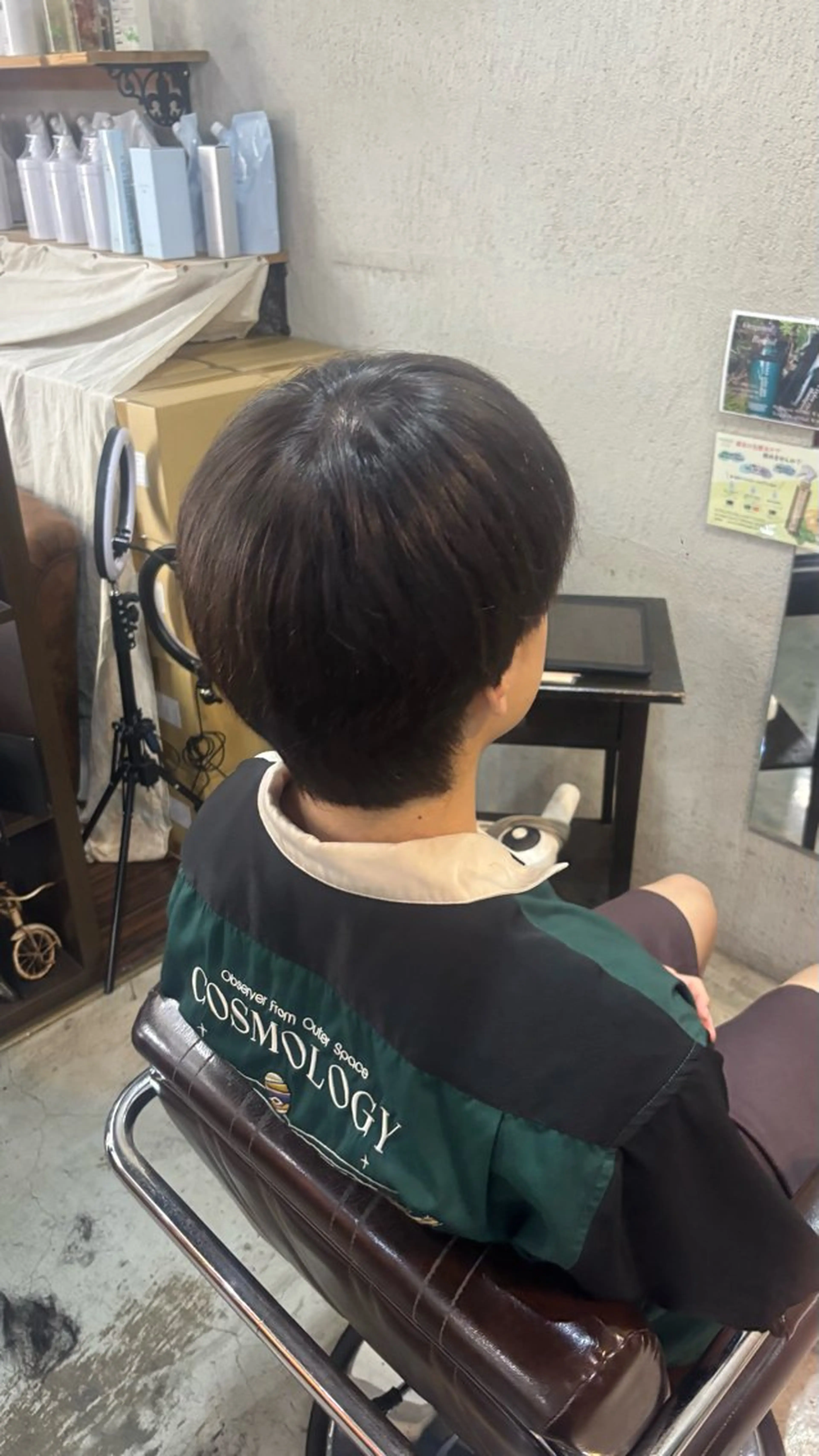 メンズ マッシュ 小池 かなこのヘアスタイル