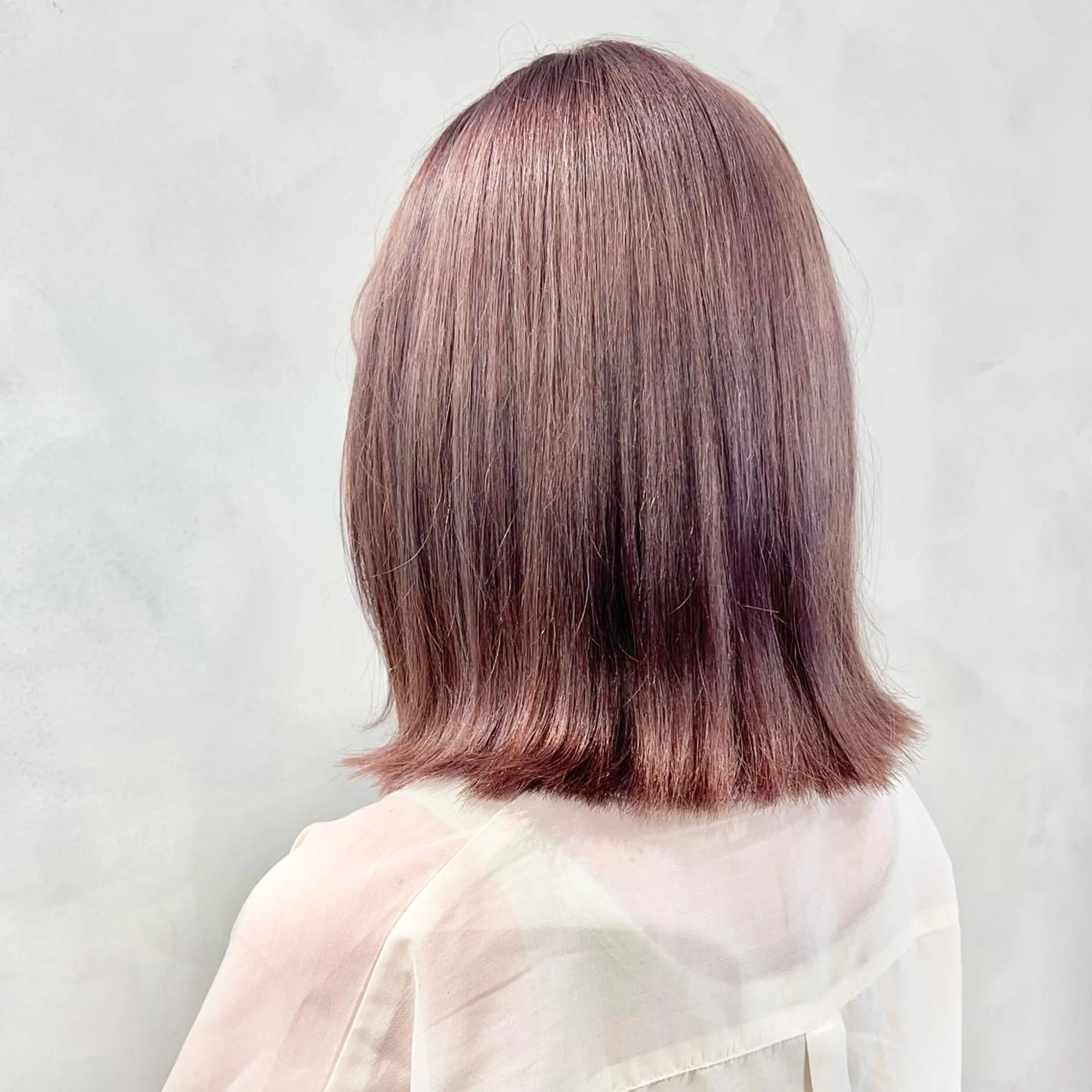 ミディアム カラー 🤍髪質改善➕透明感 カラー🤍川上葵のヘアスタイル