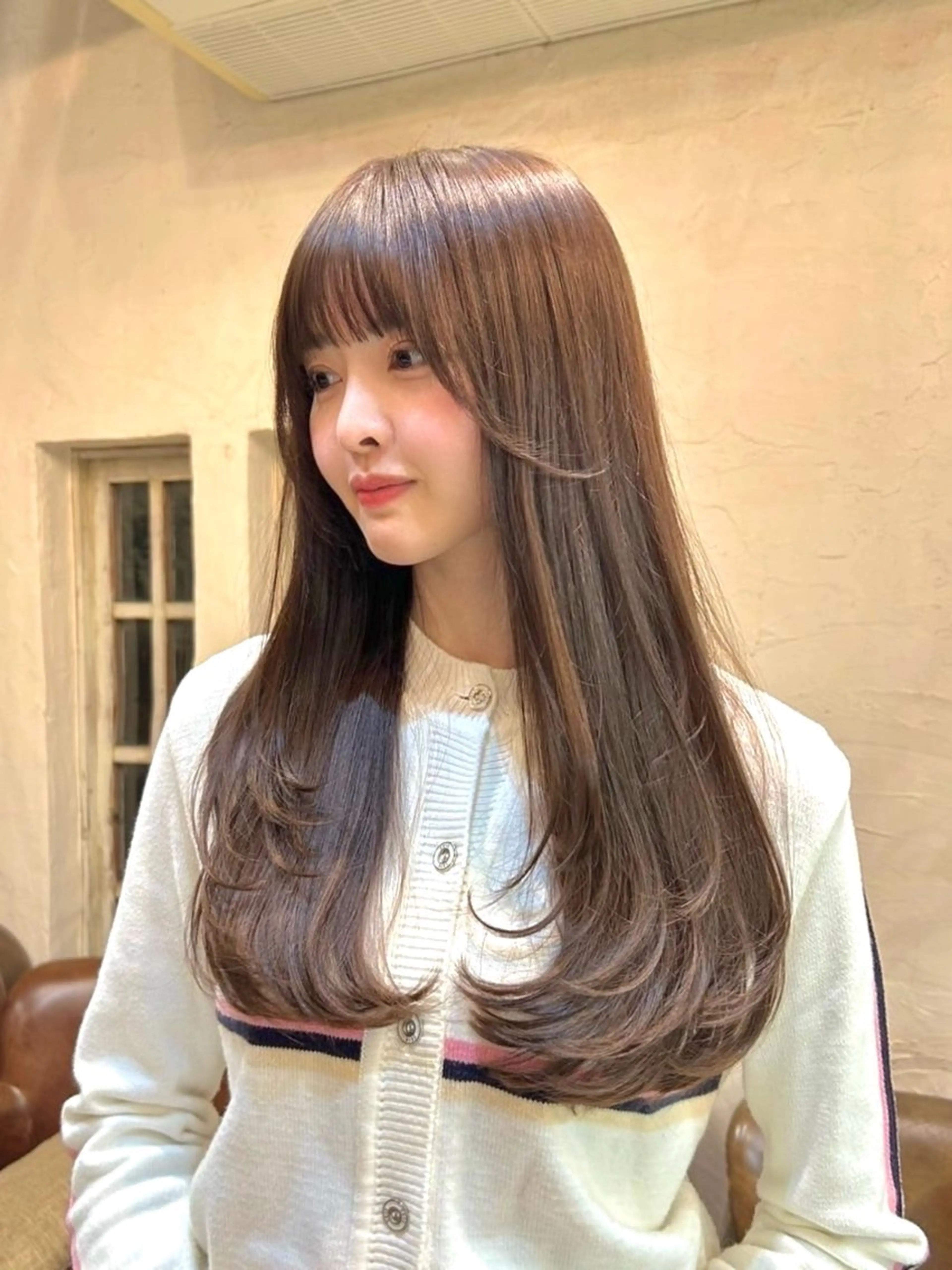 ロング Luce横浜店所属・yuu 🪴 透明感 カラー/メンズパーマのヘアスタイル