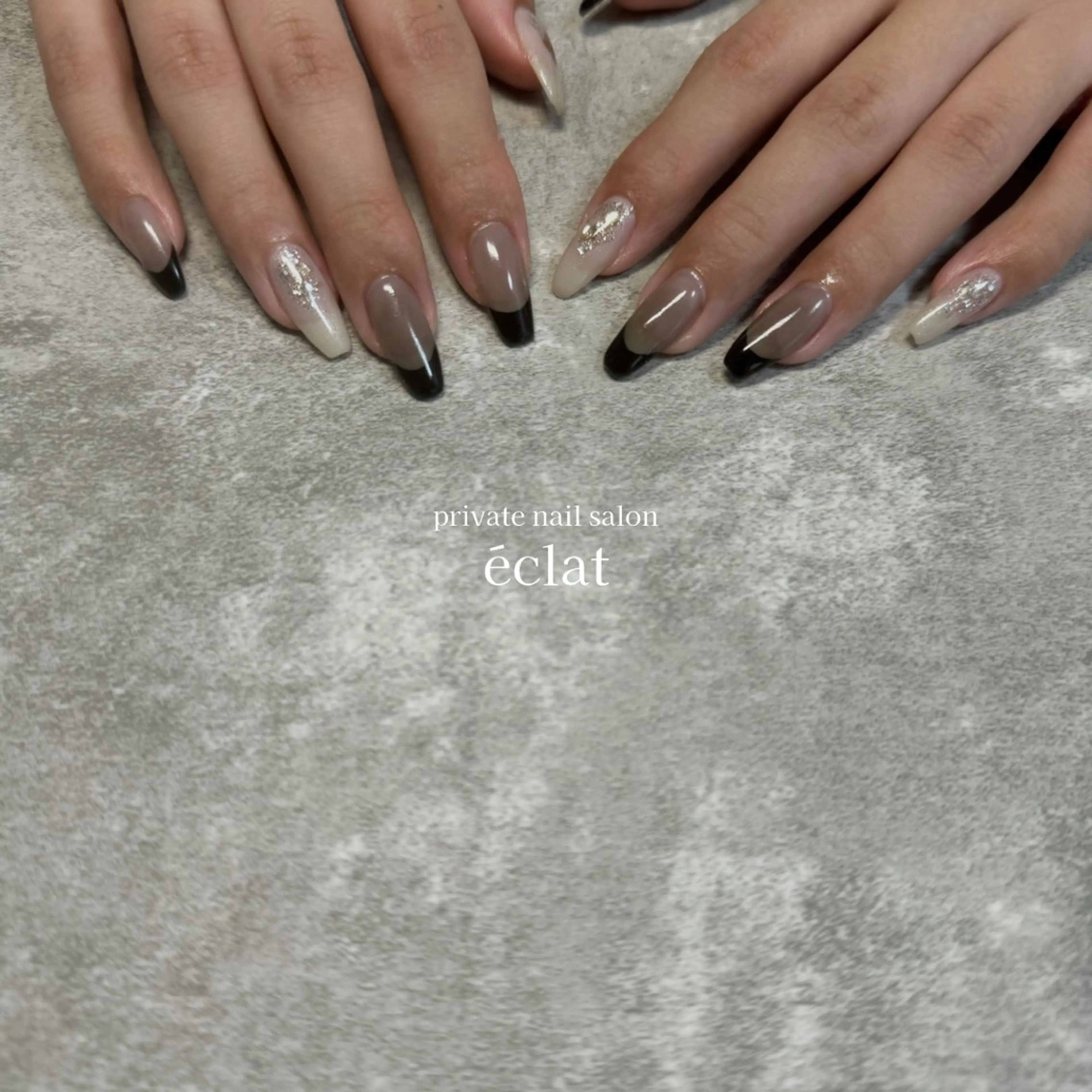 ネイル フレンチネイル シンプルネイル nailsalon éclatのネイルデザイン