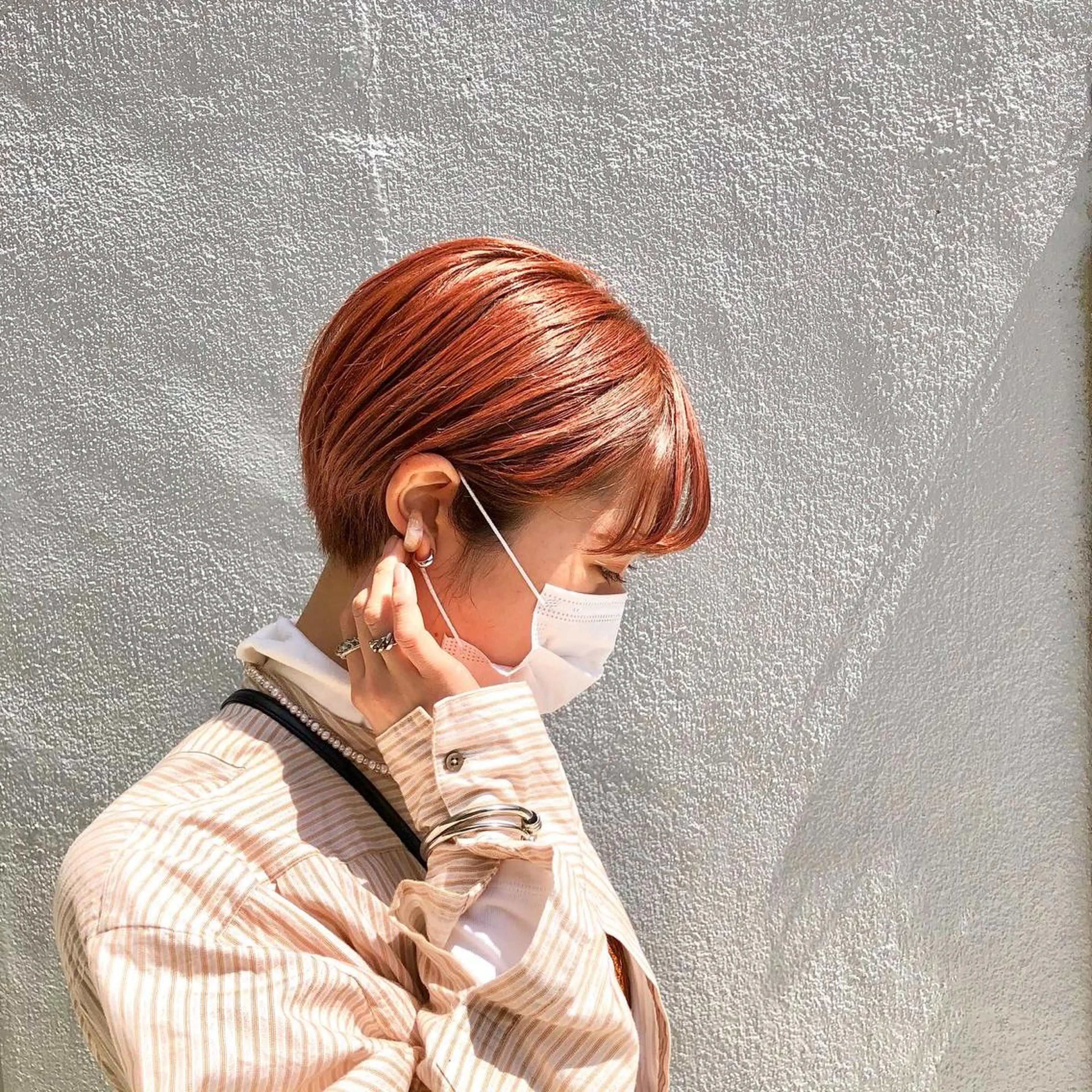 ショート カラー パーマ ヘアアレンジ メンズ キッズ ネイル マツエク・マツパ メンズバレイヤージュ メンズブリーチ メンズハイライト メンズインナーカラー メンズ韓国風 eir心斎橋店所属・エビスザキレン／メン ズ／心斎橋🌳のヘアスタイル