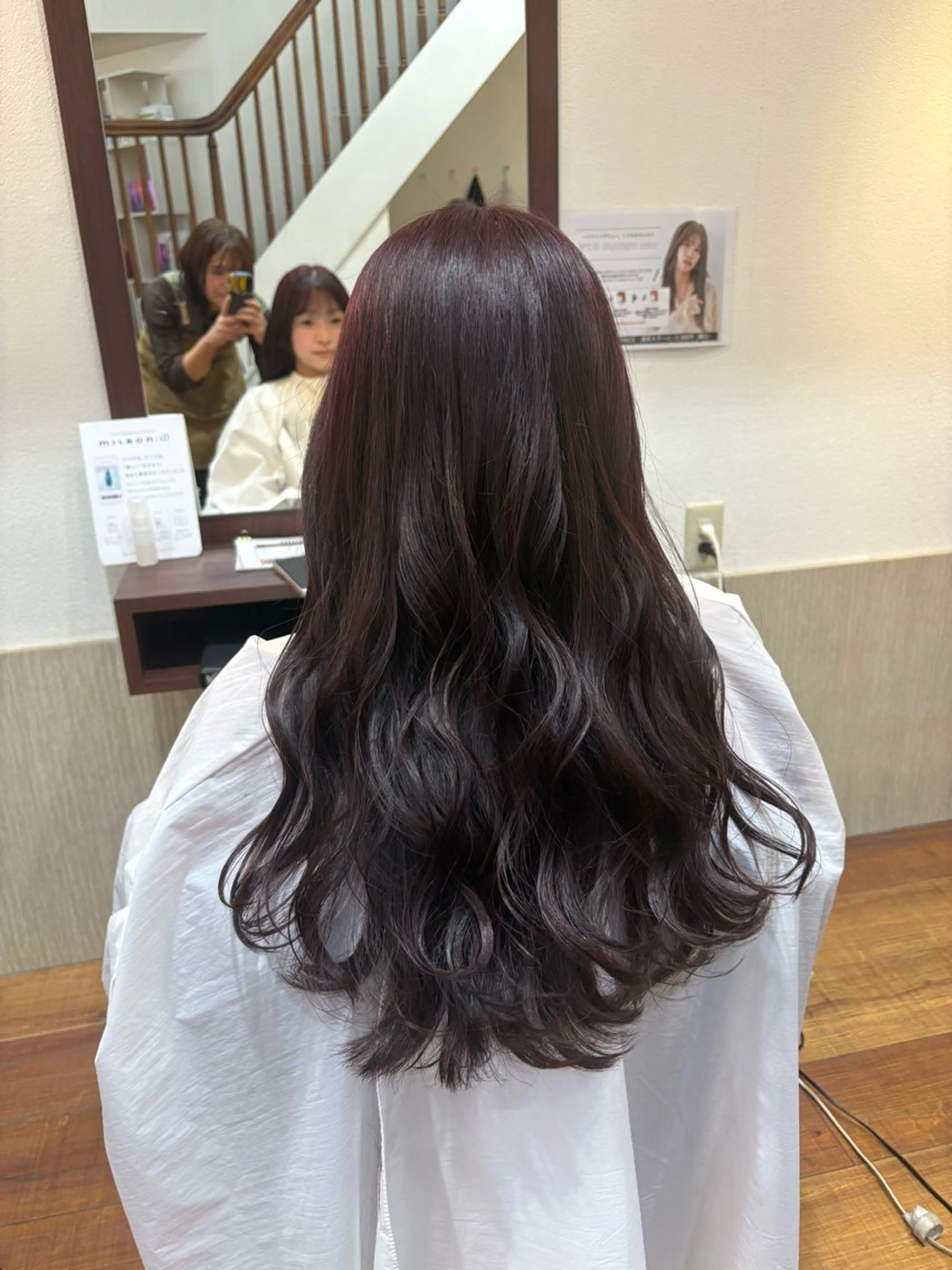 ロング MOLLASALON 浅香山店所属・髪質改善カラー 縮毛矯正🤍辻桃加のヘアスタイル